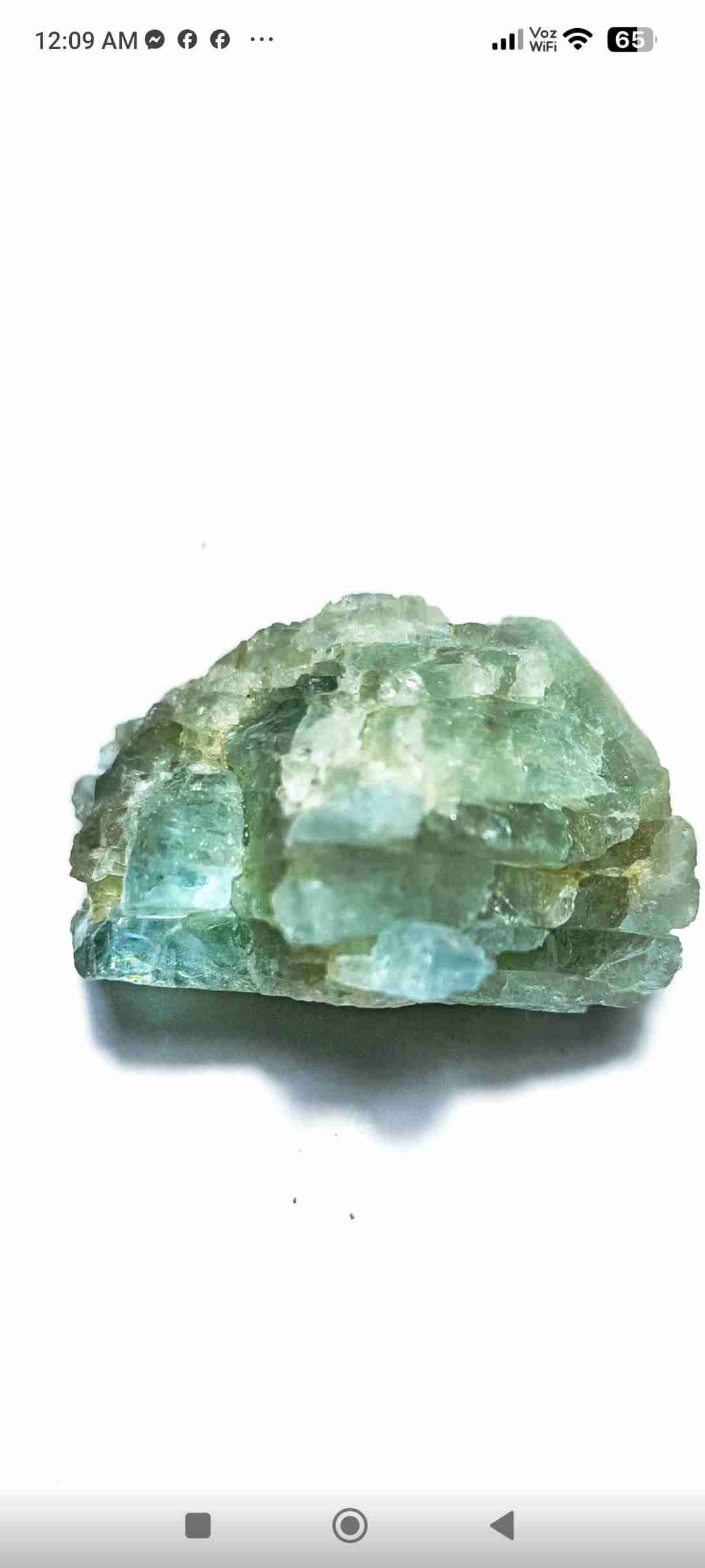 Mineral verde en bruto Agua marina - miniatura 2