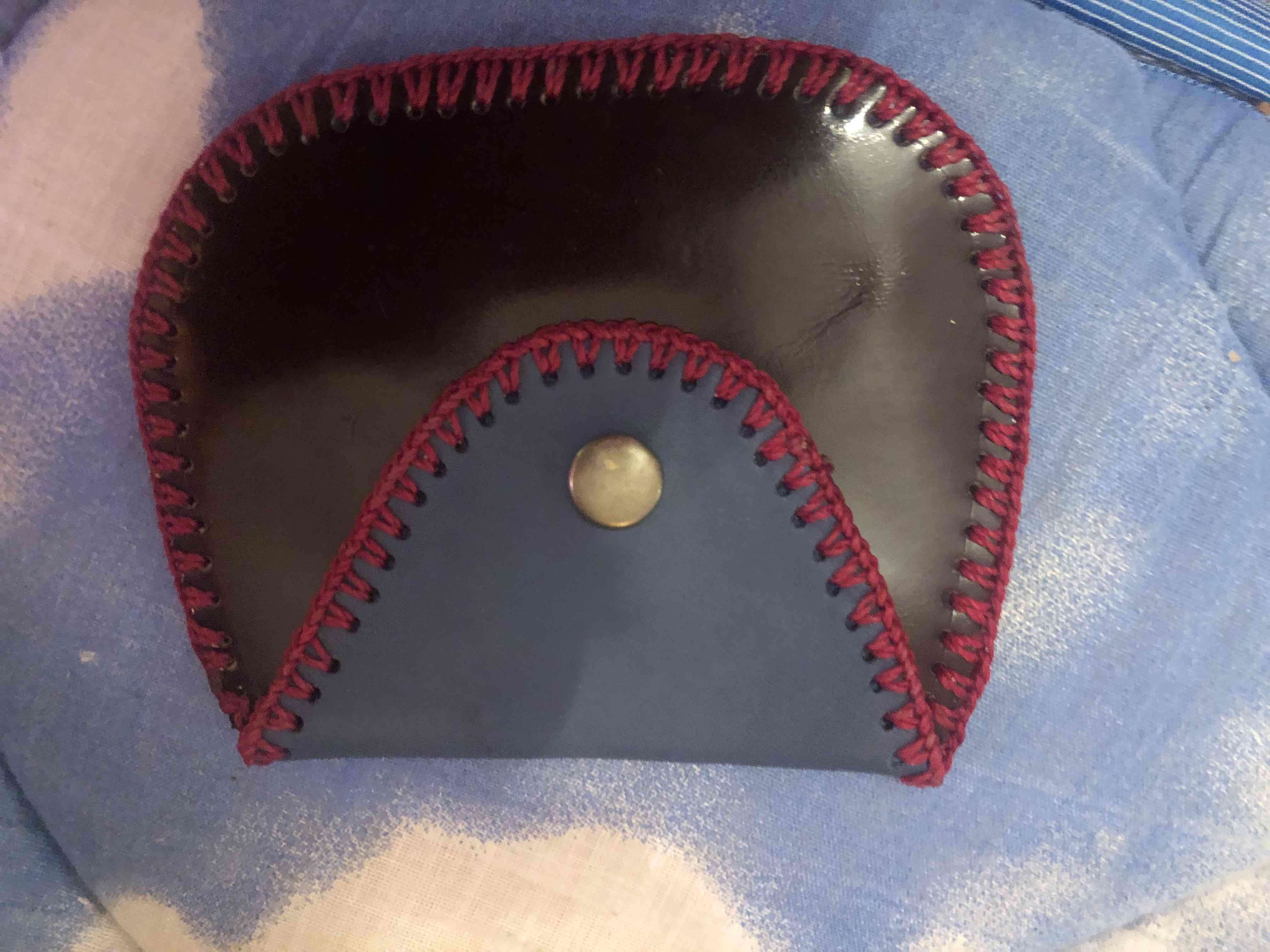 Monedero de cuero artesanal - miniatura 5