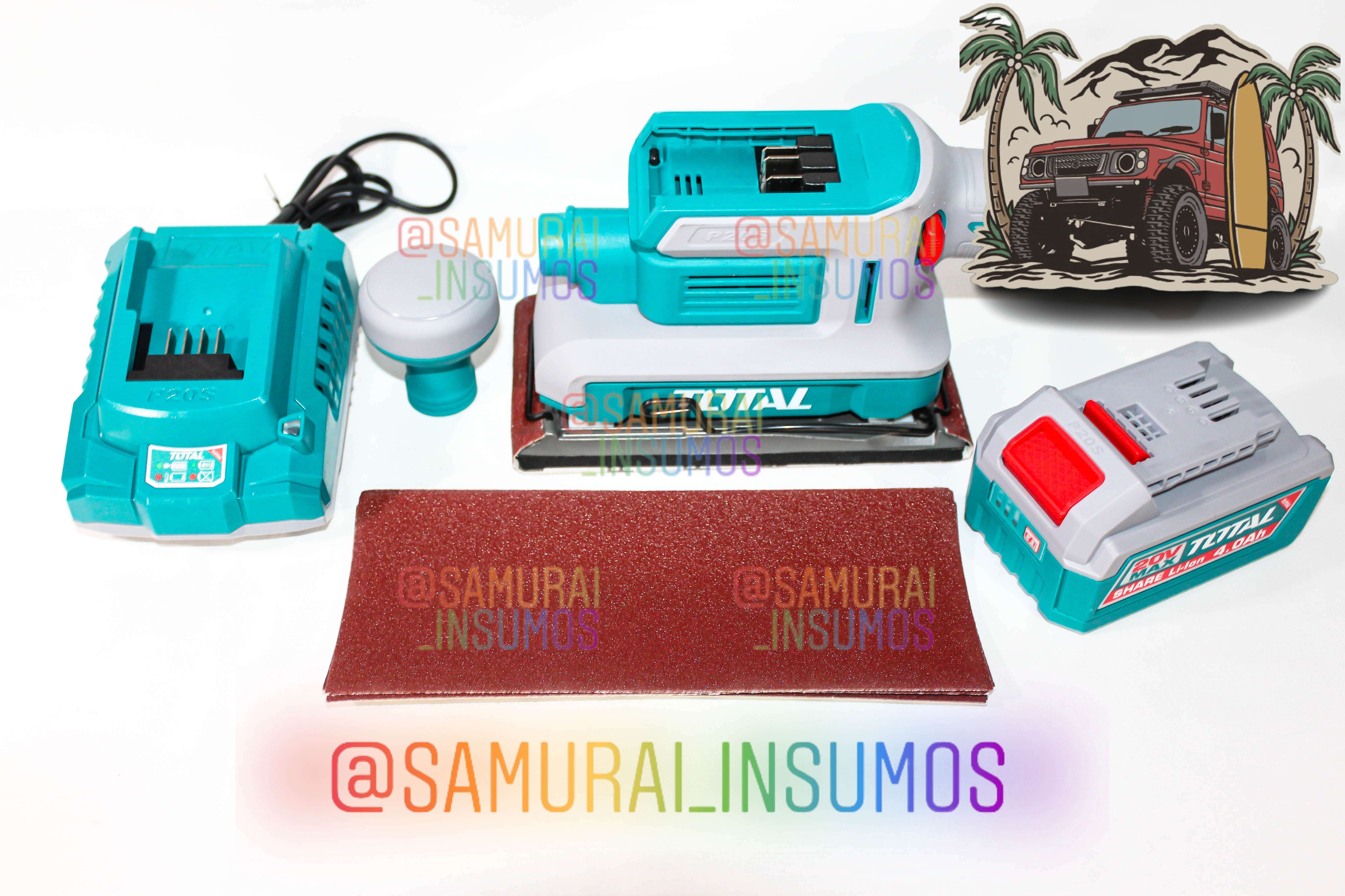 Combo 4En1 Lijadora Orbital 20v Inalambrica Total - miniatura 1