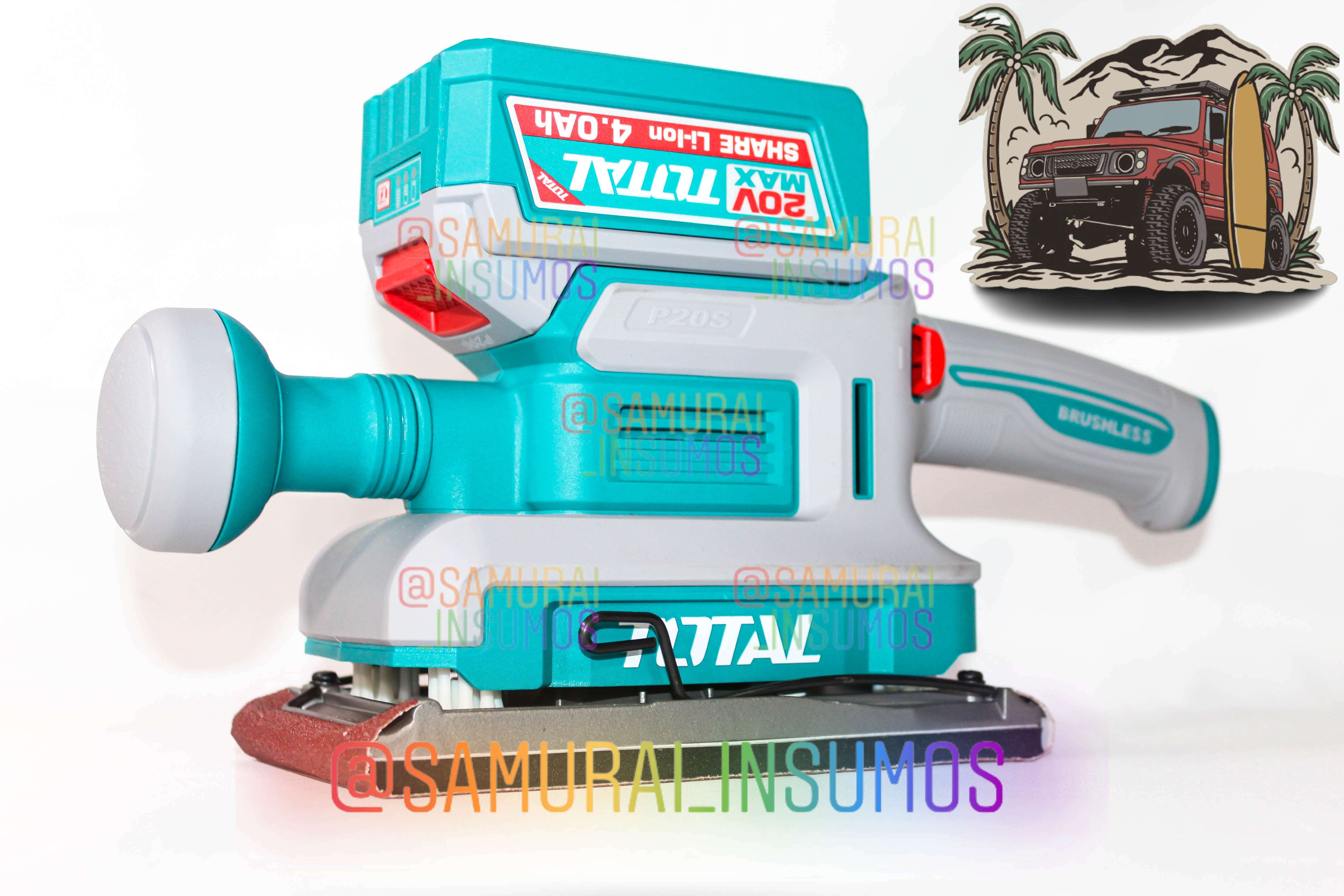 Combo 4En1 Lijadora Orbital 20v Inalambrica Total - miniatura 2