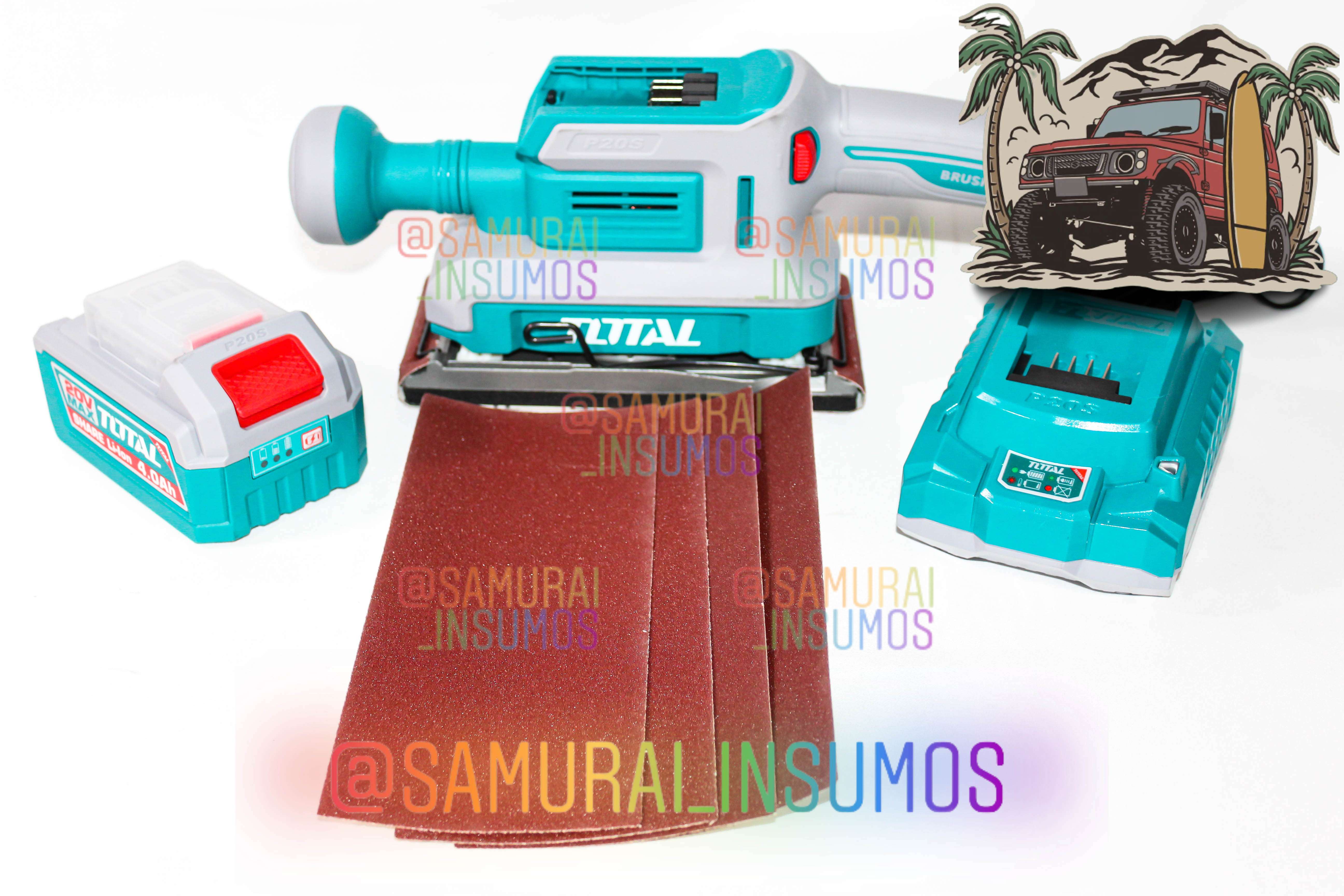 Combo 4En1 Lijadora Orbital 20v Inalambrica Total - miniatura 3