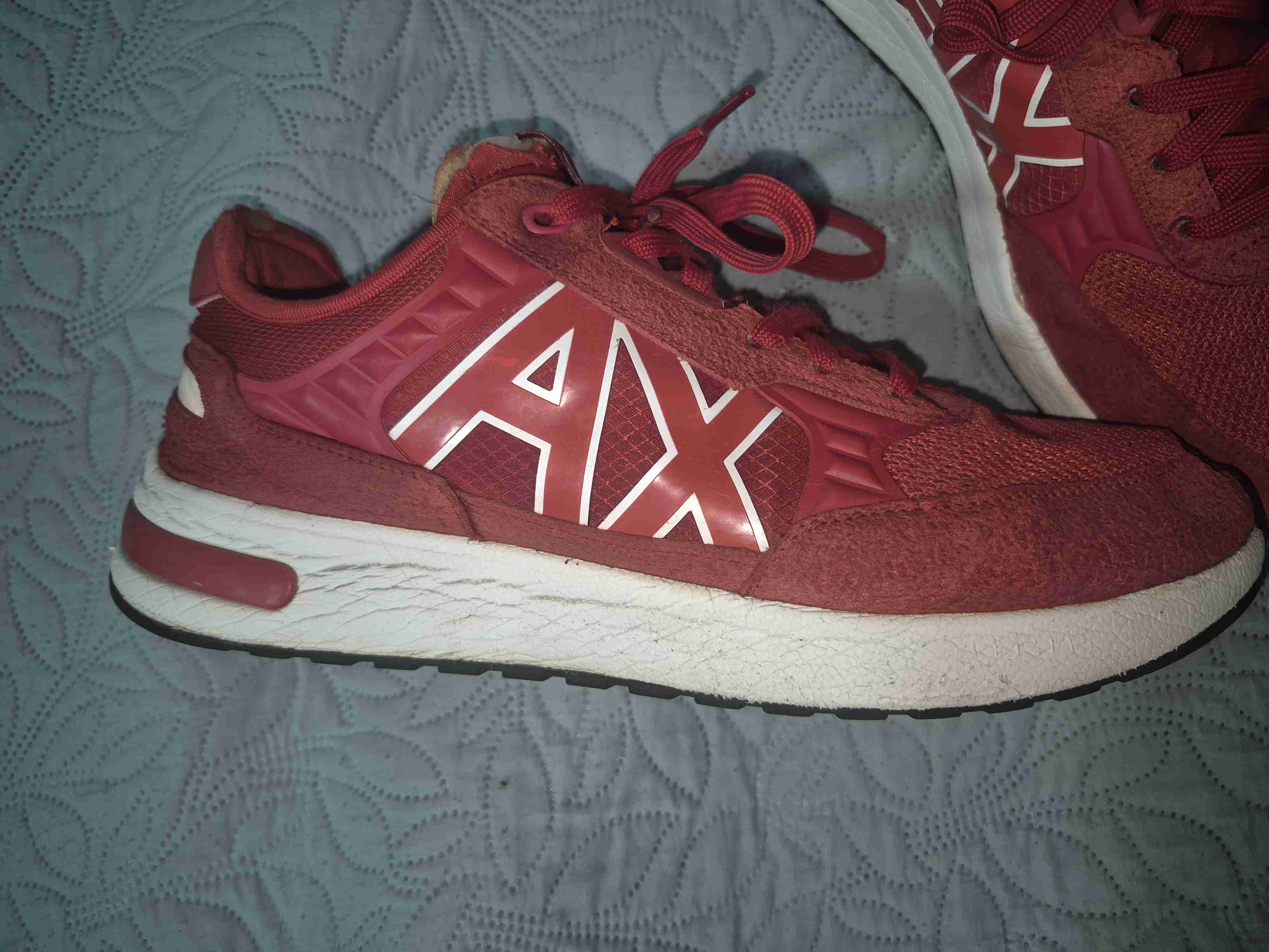 Zapatillas deportivas Armani rojas - miniatura 1