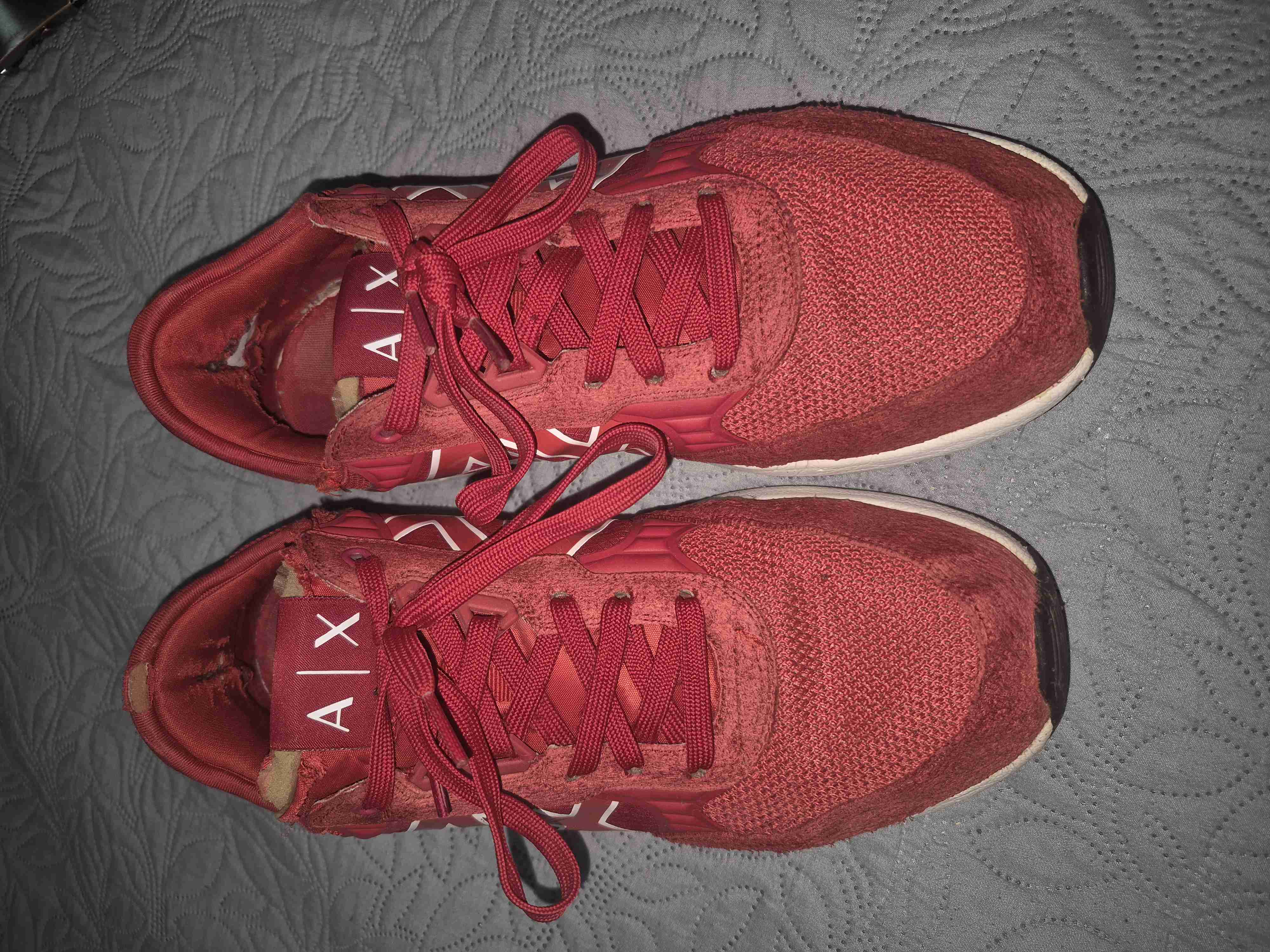 Zapatillas deportivas Armani rojas - miniatura 3