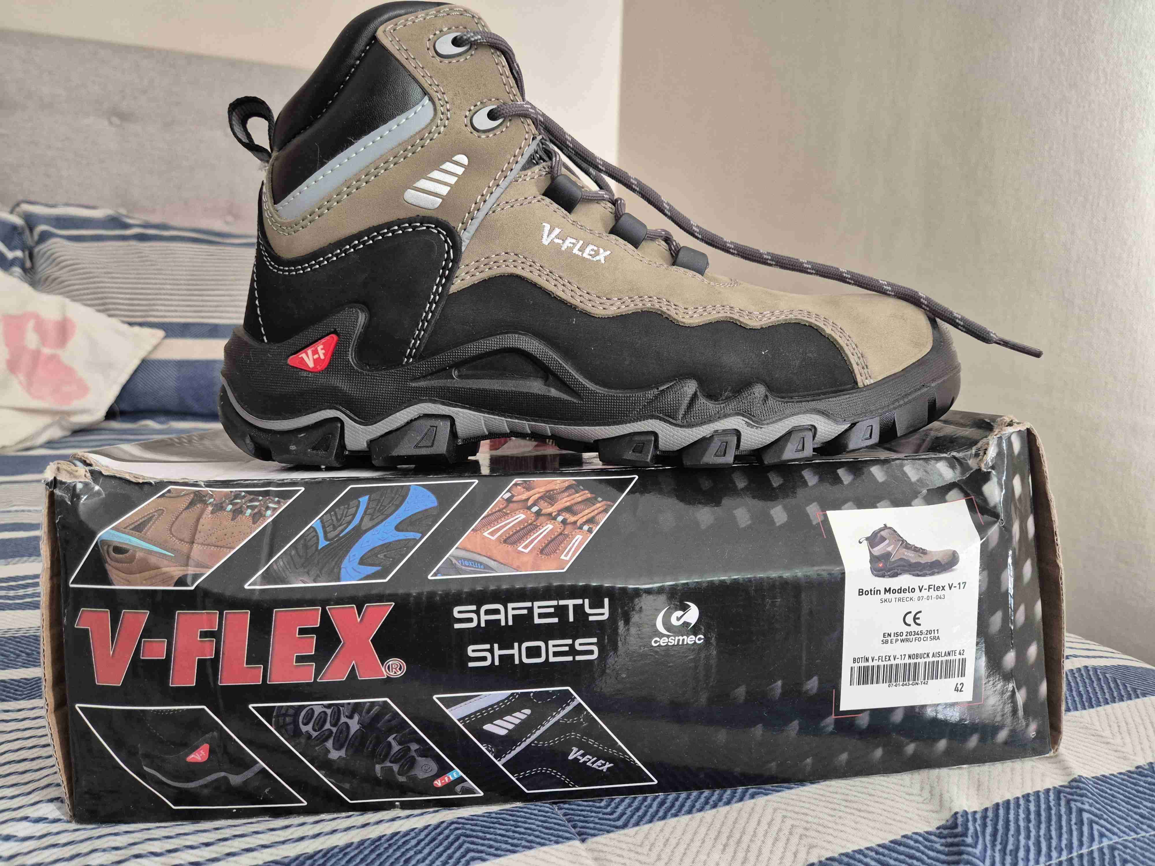 Botines de seguridad 41 y 42 nuevos - miniatura 2