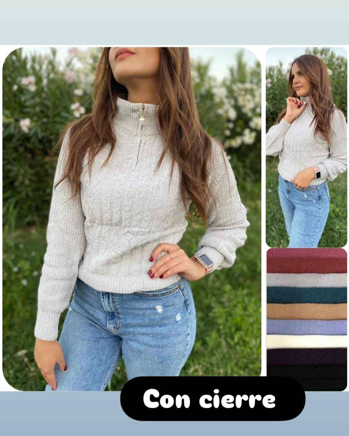 Sweater  con cierre - miniatura 1