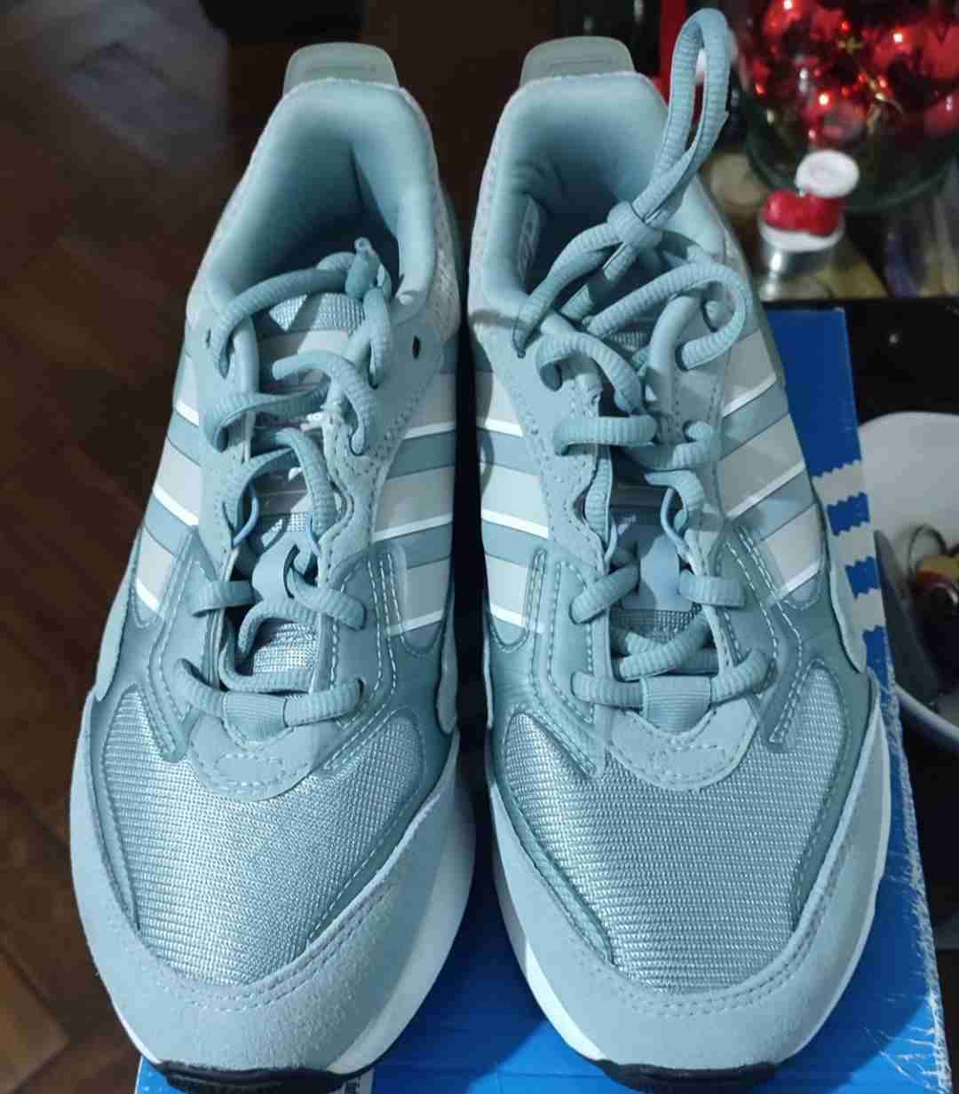 Zapatillas Adidas ZX 1K Boost celestes - 2