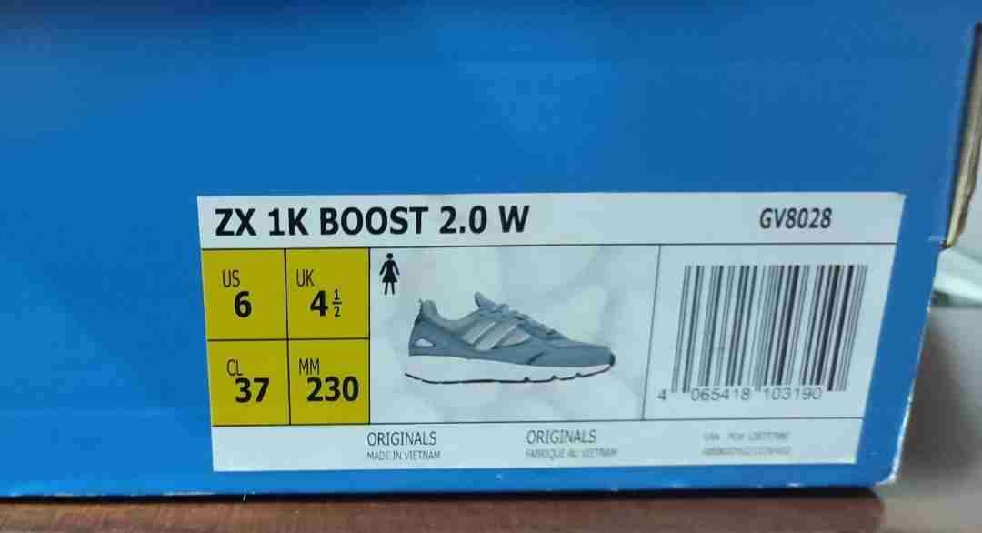 Zapatillas Adidas ZX 1K Boost celestes - 3