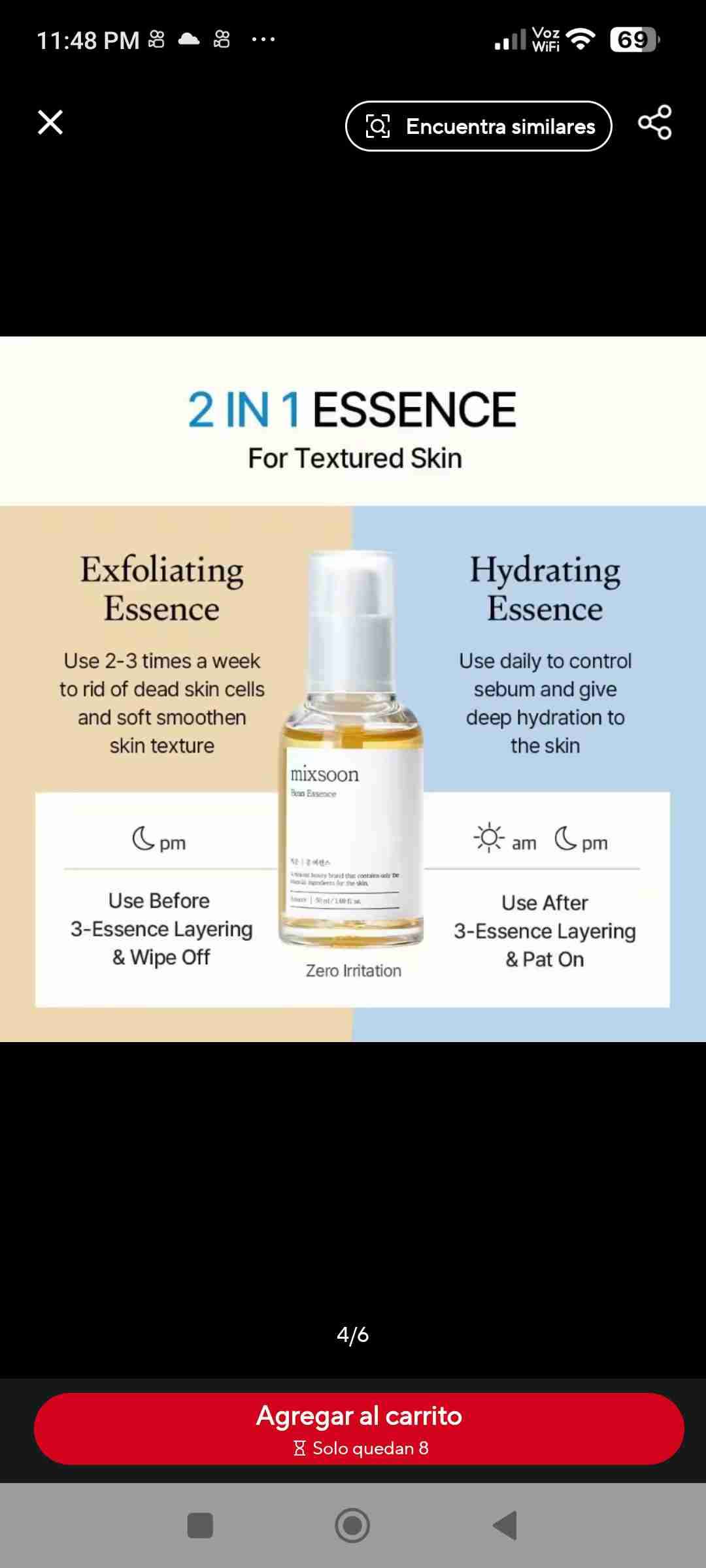 Esencia facial Mixsoon Bean - miniatura 4