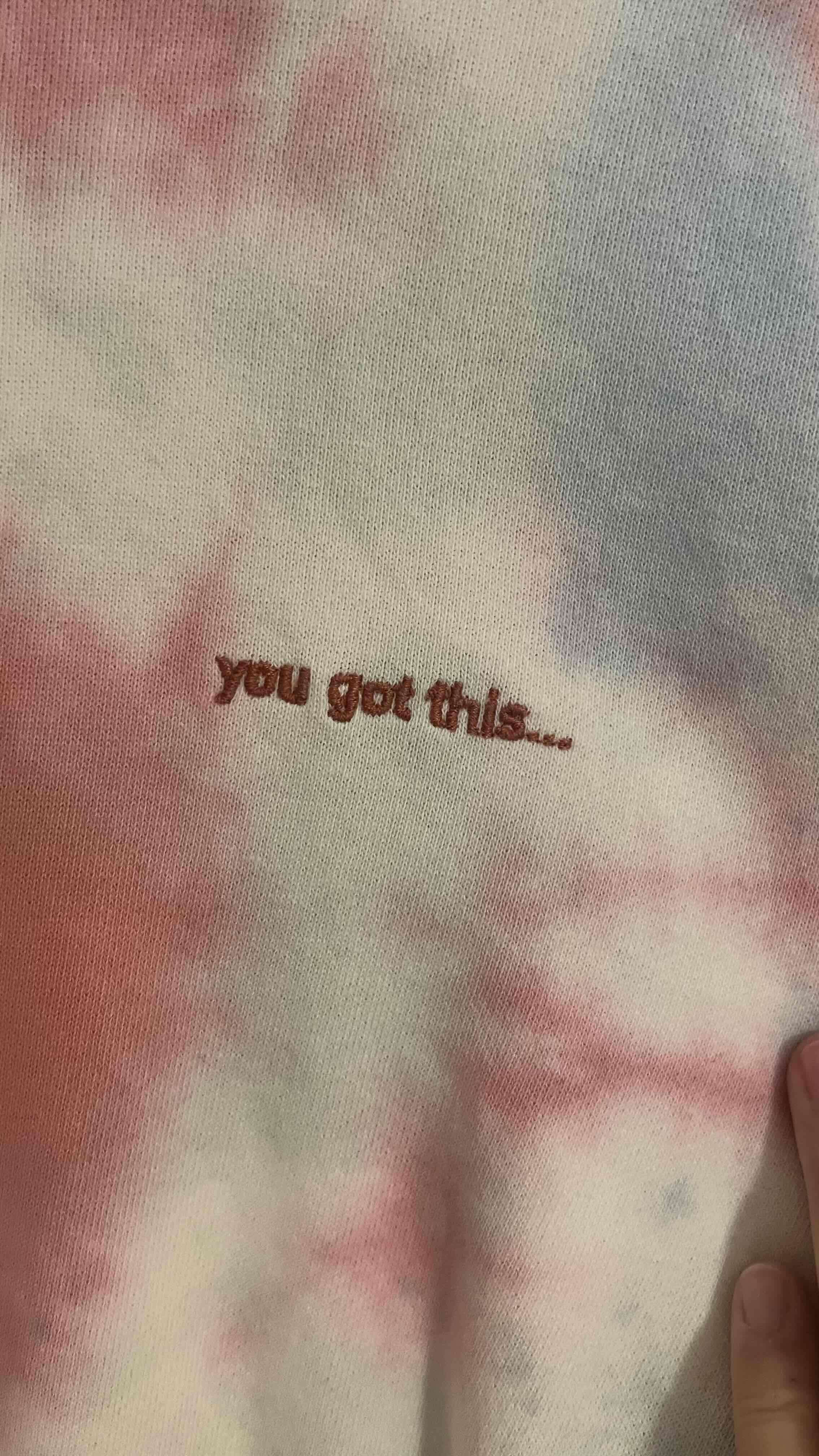 Polerón tie-dye rosado y celeste - miniatura 2