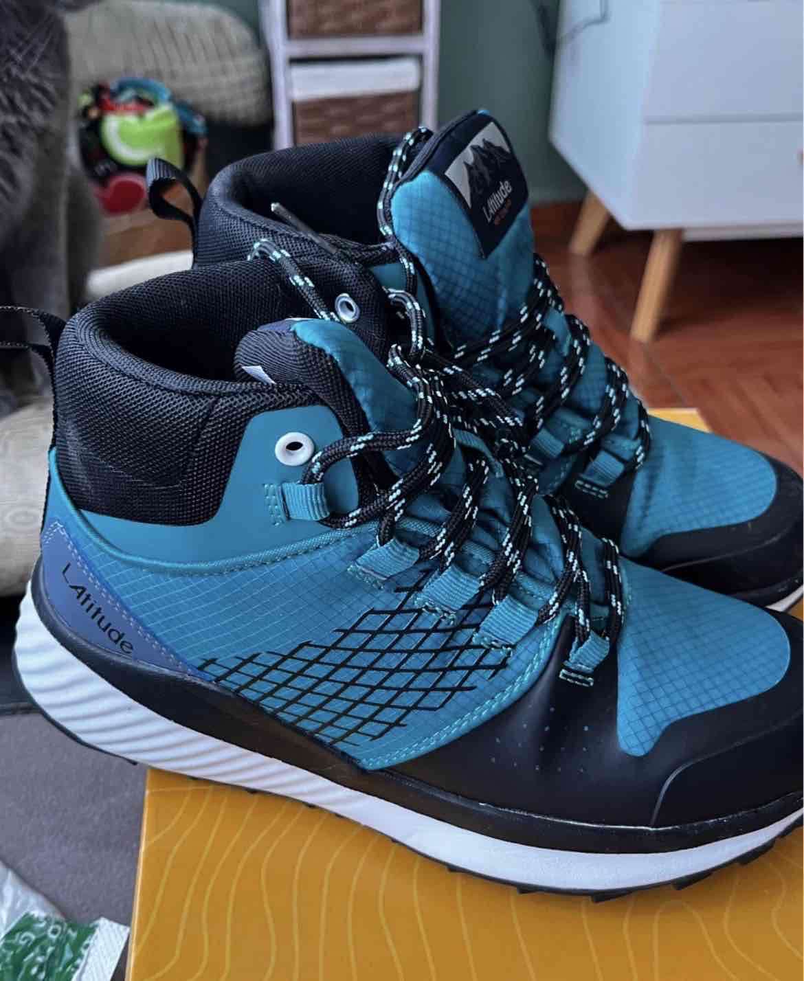 Zapatillas trekking azules Latitude - miniatura 1