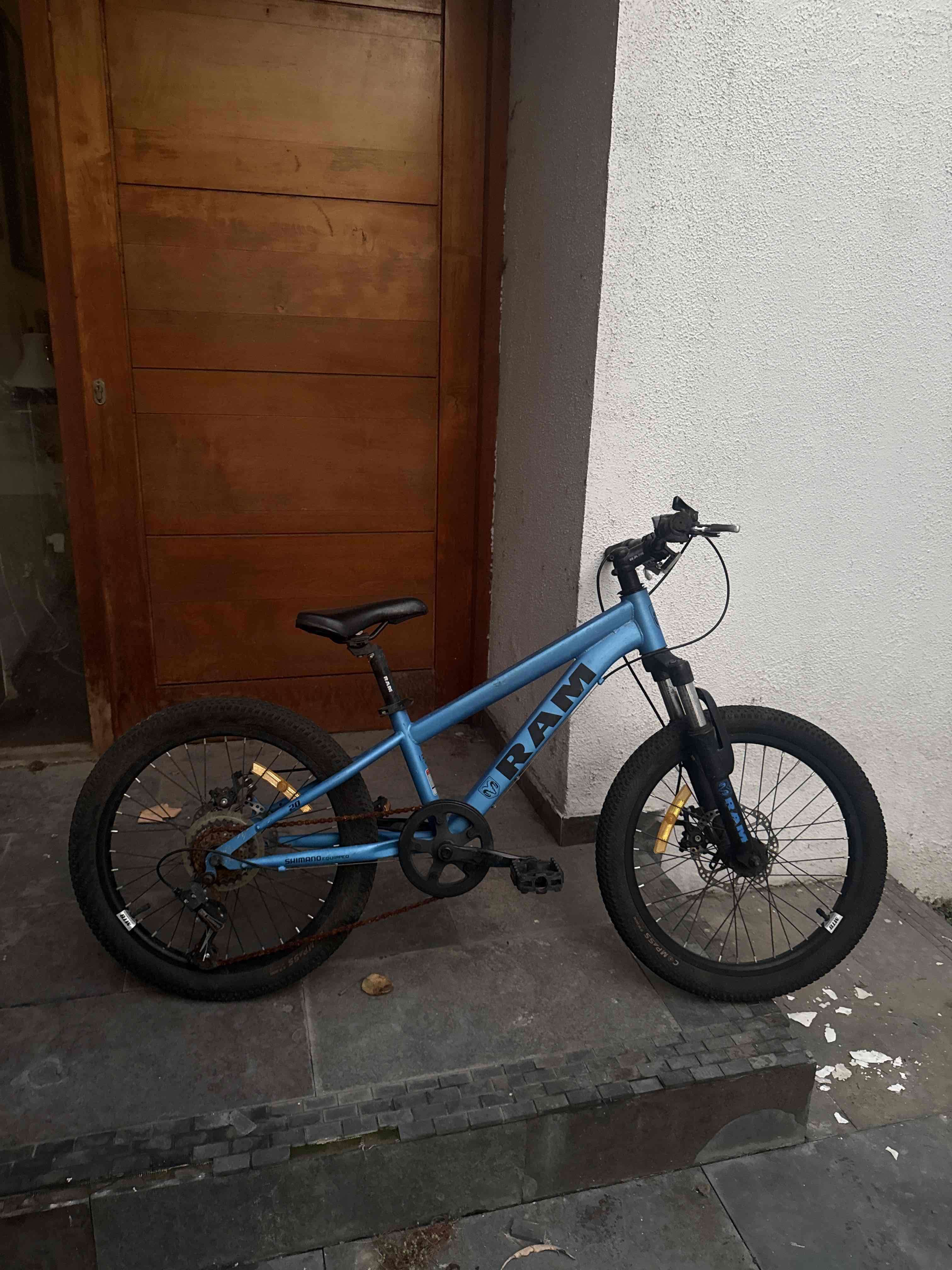 Bicicleta mountain bike azul RAM - 1