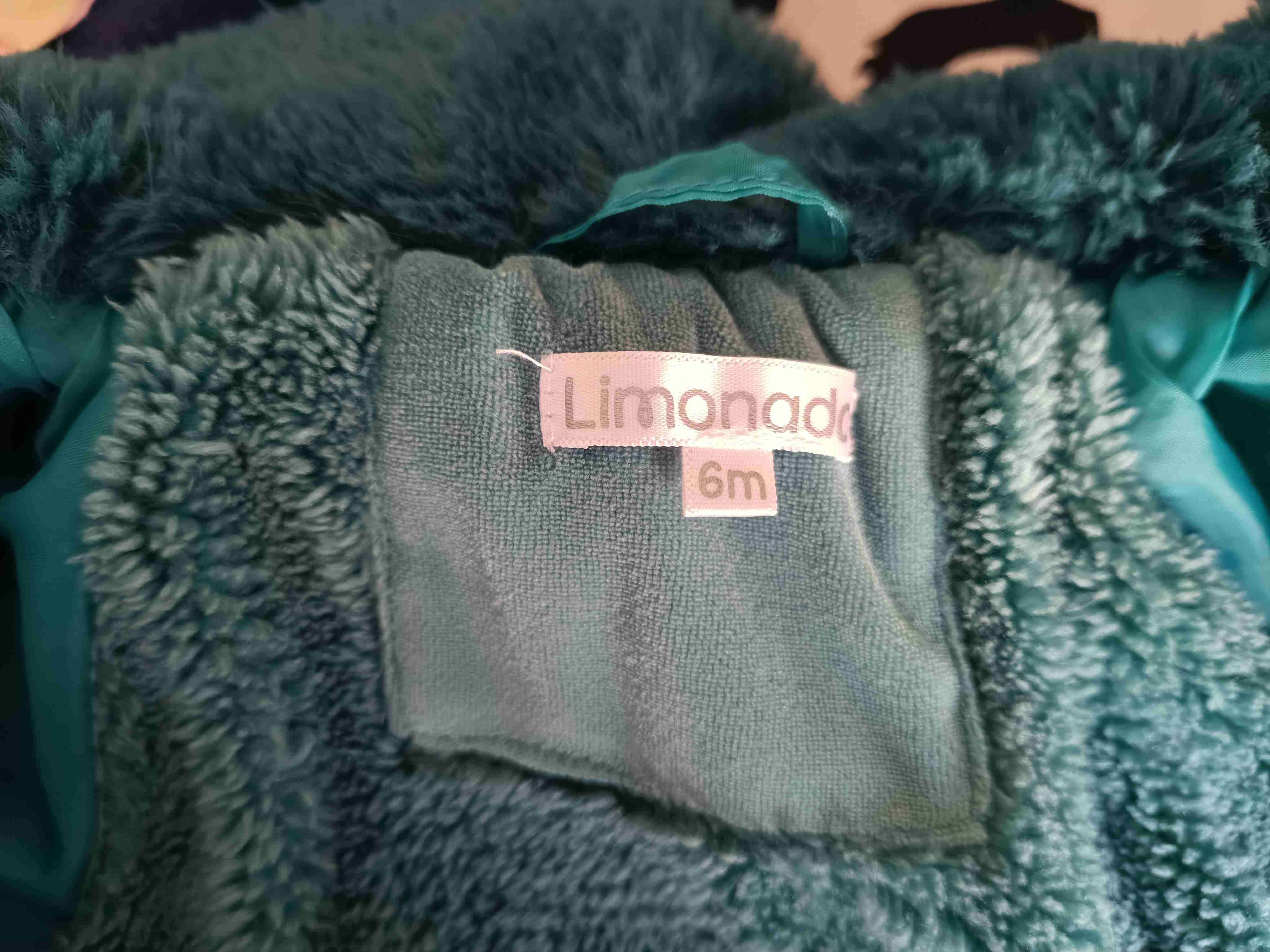 Chaqueta infantil azul de polar - miniatura 2