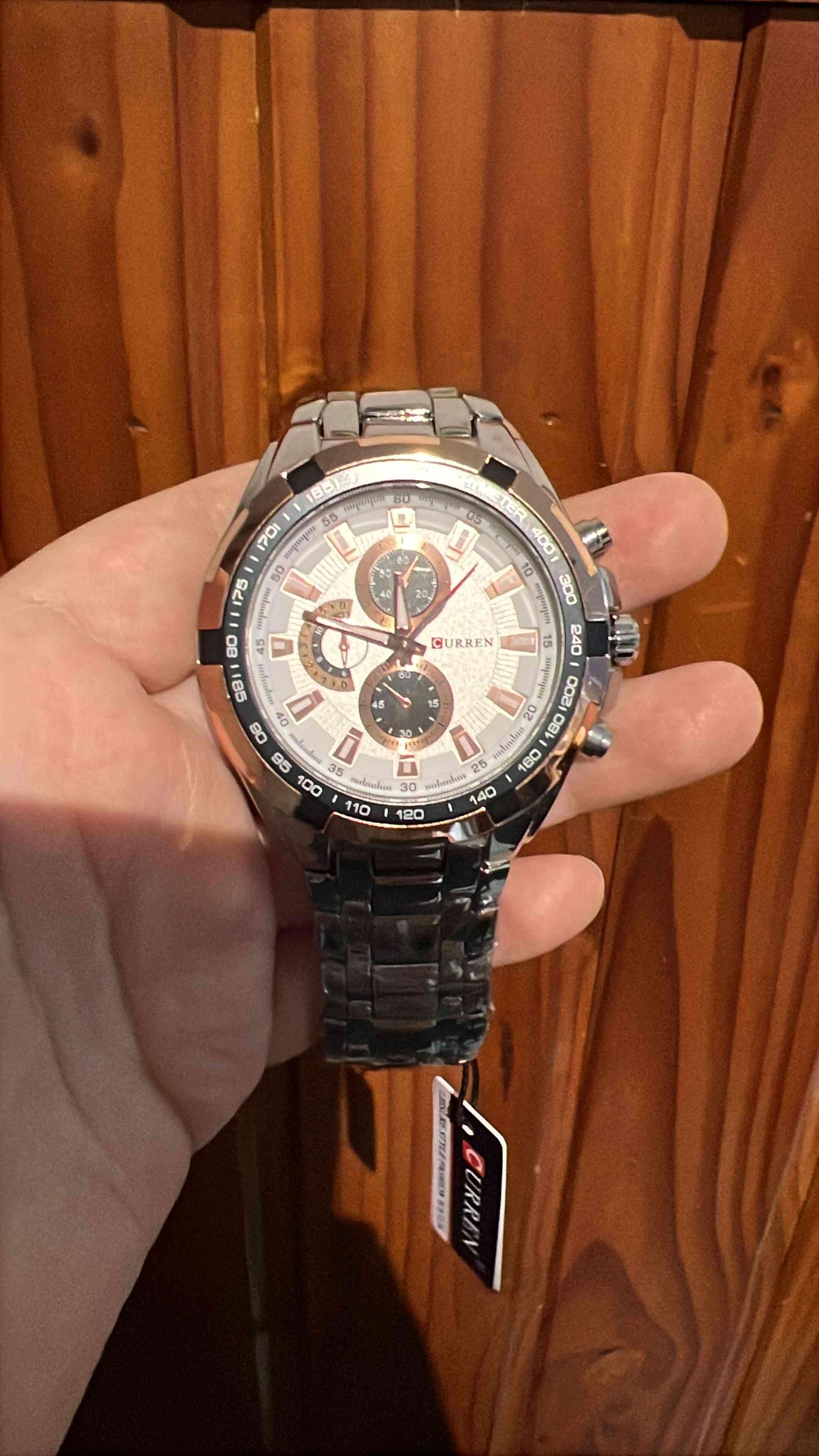 Reloj cronógrafo Curren marrón - miniatura 3