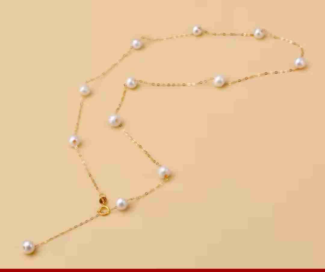 Collar de perlas 18k oro Con perlas cultivadas de - miniatura 3