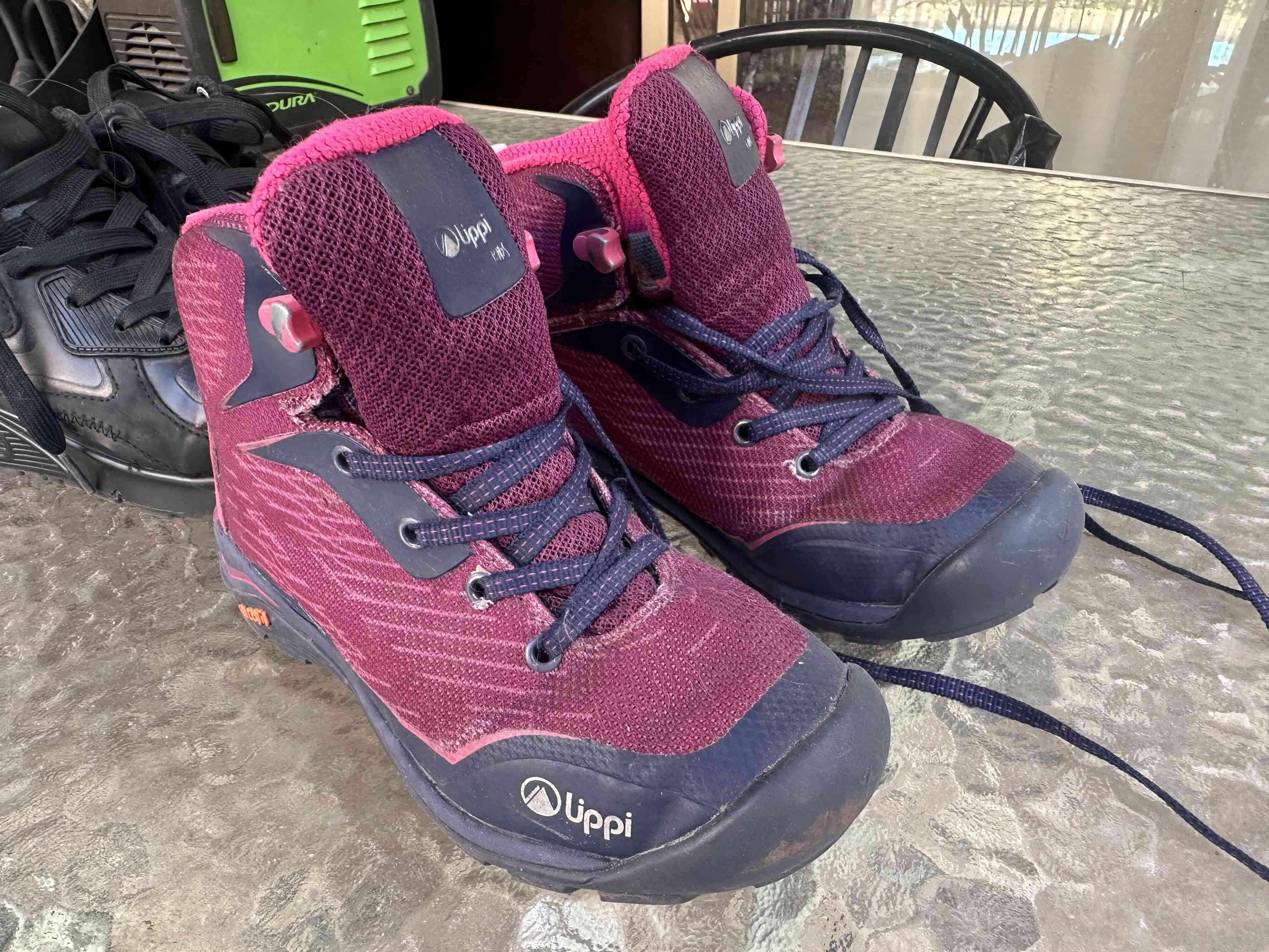 Botas de trekking rosadas