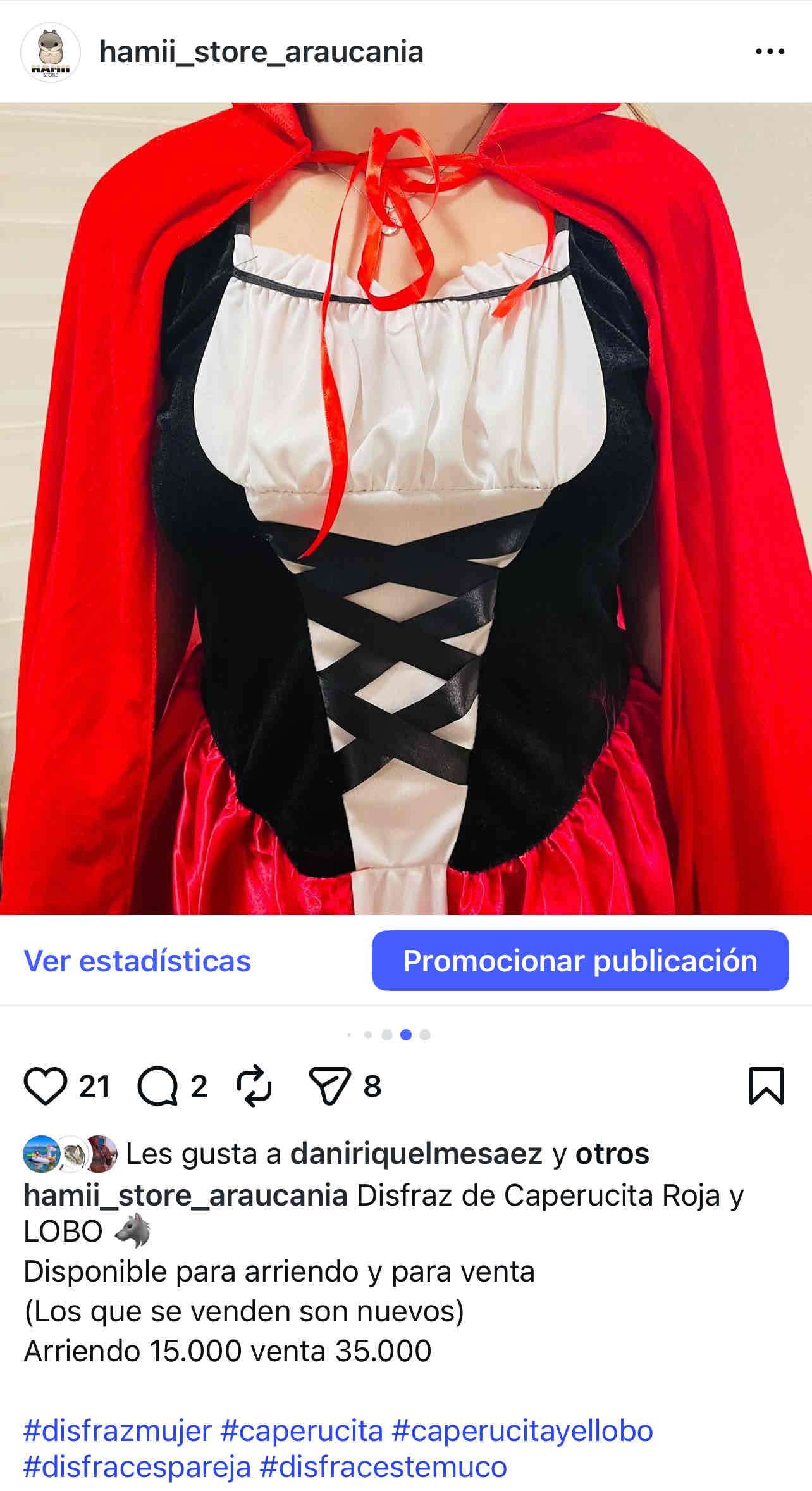 Disfraz de Caperucita Roja - miniatura 2