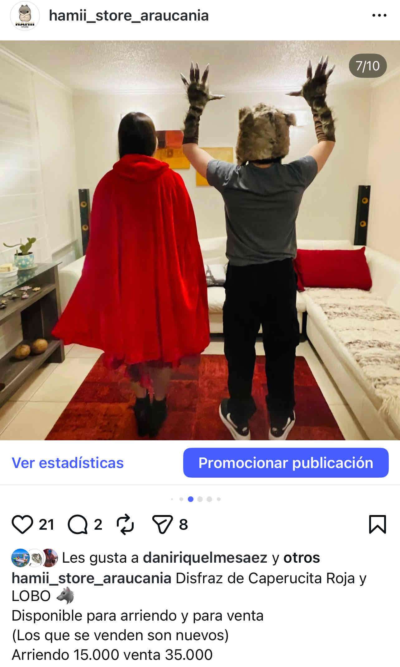 Disfraz de Caperucita Roja - miniatura 4