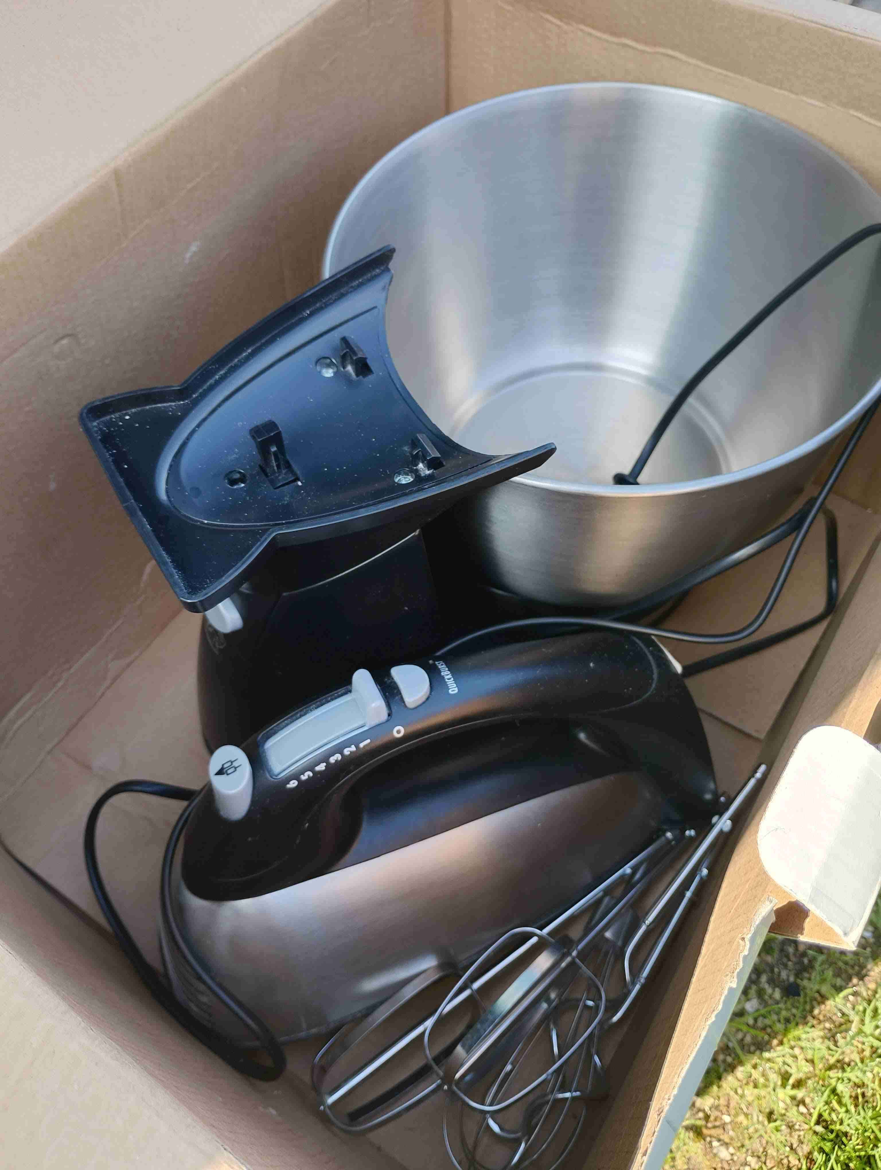 Batidora electrica, para cocinar de acero inoxidab - 2