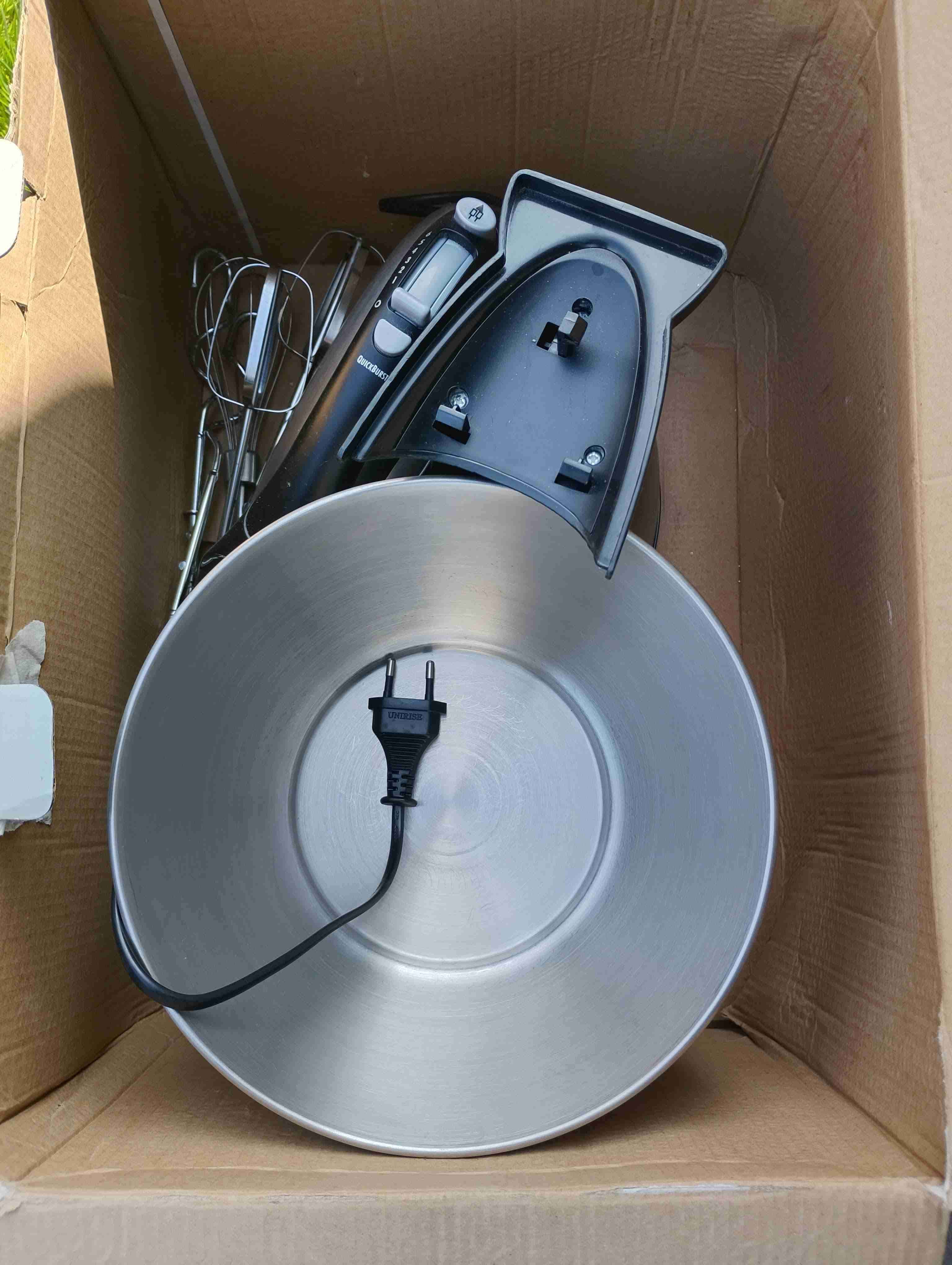 Batidora electrica, para cocinar de acero inoxidab - 3