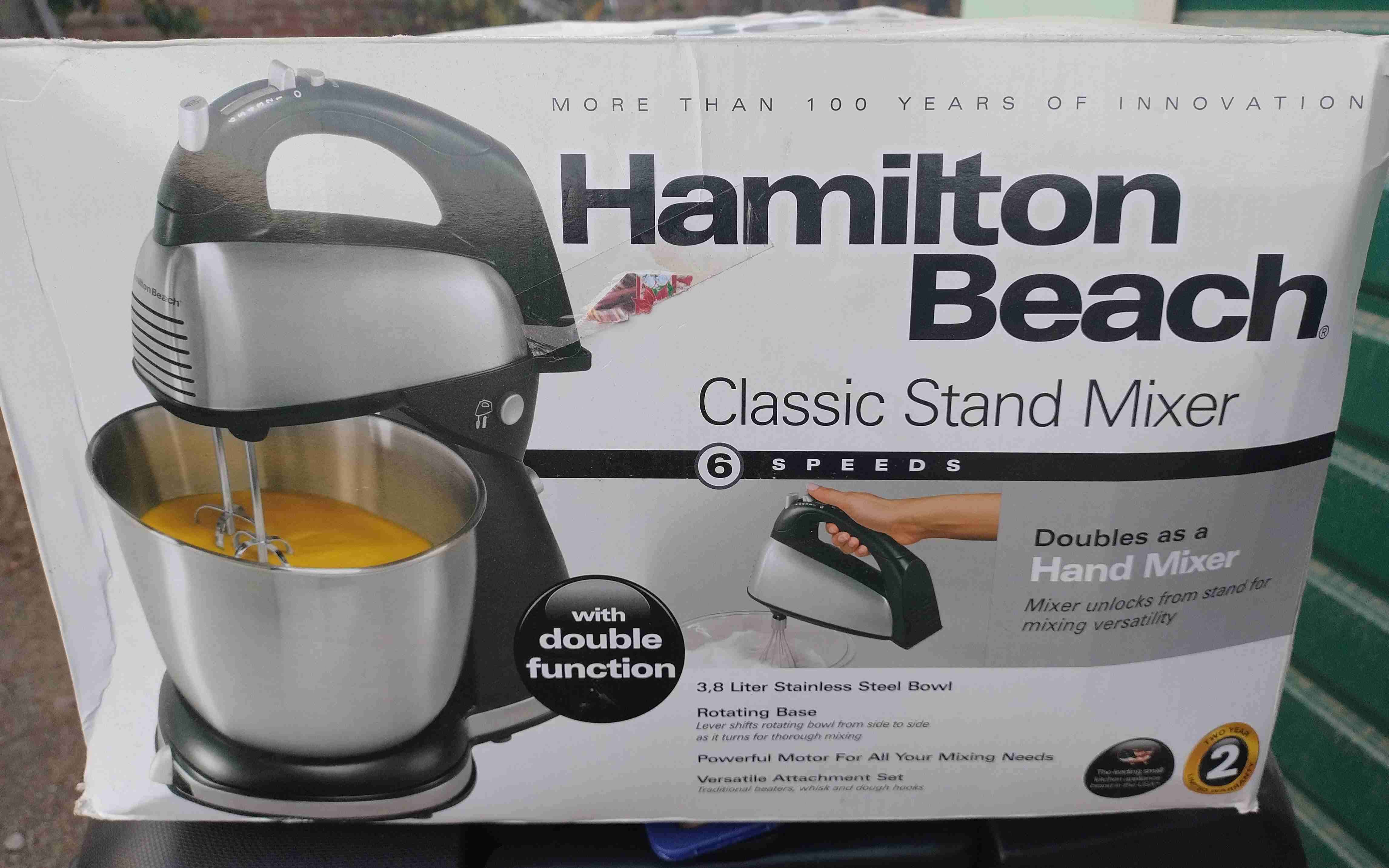 Batidora electrica, para cocinar de acero inoxidab - 4