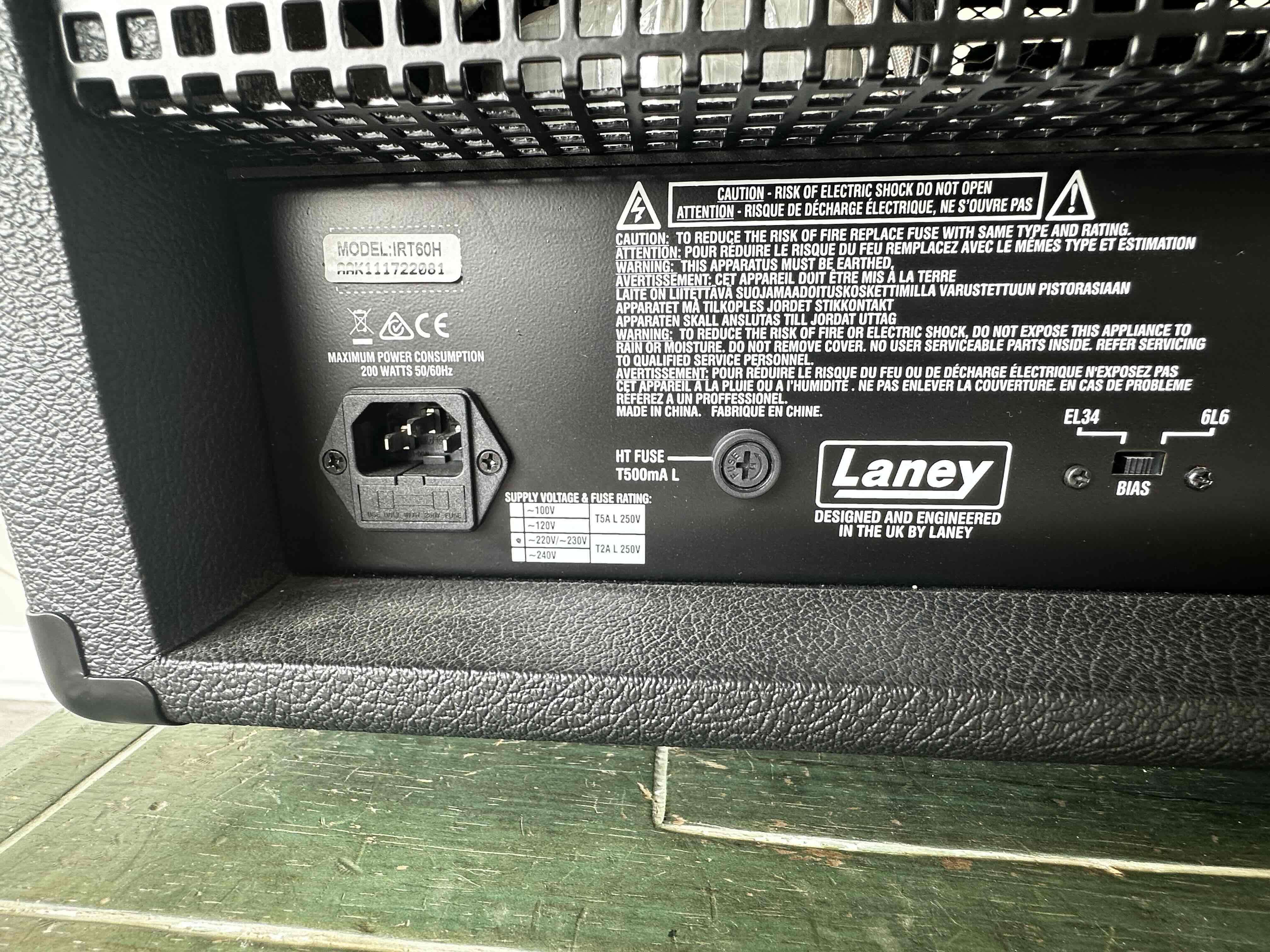 Amplificador cabezal Laney Ironheart IRT60H - miniatura 2