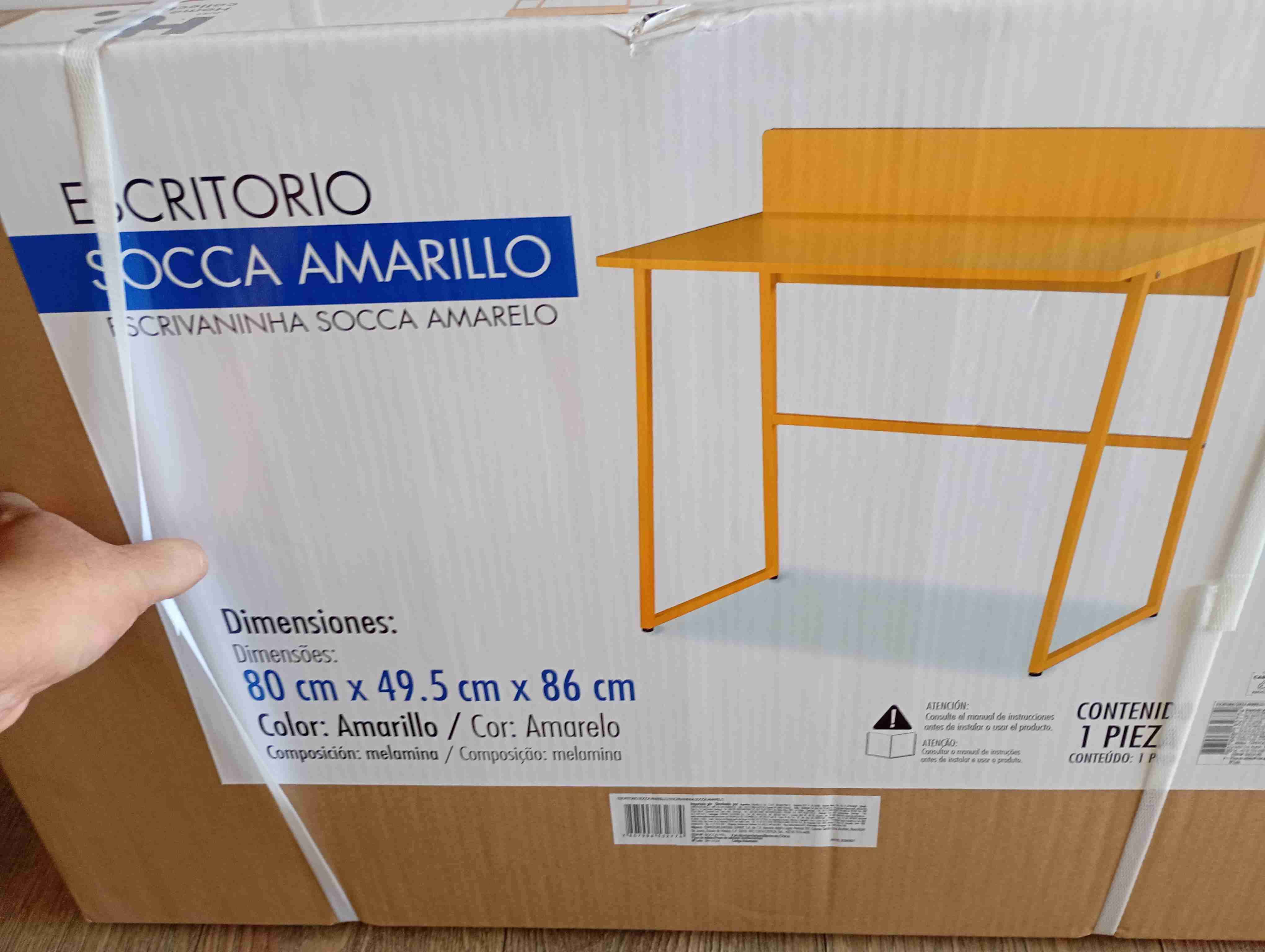 Escritorio Socca Amarillo - miniatura 1