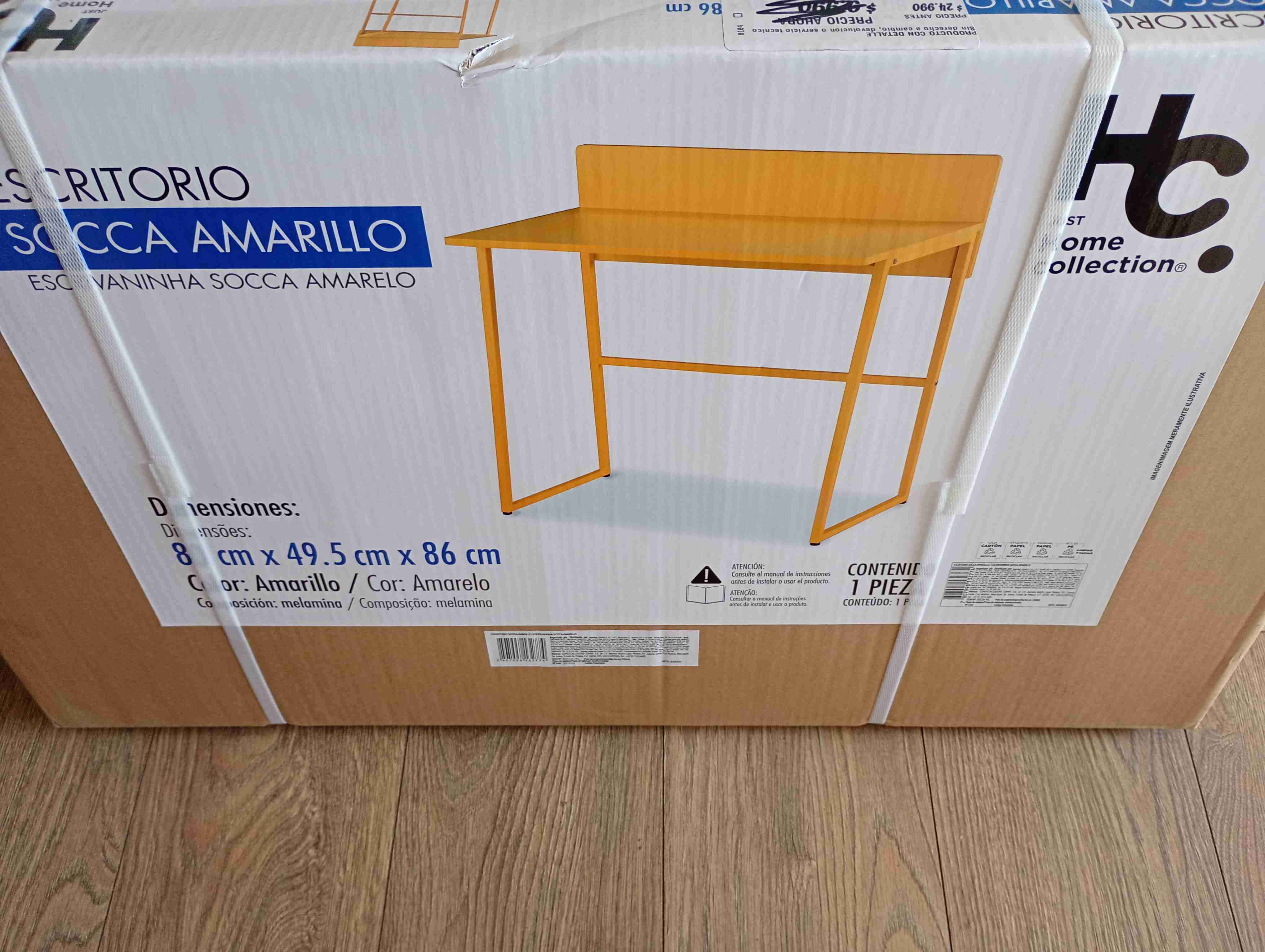 Escritorio Socca Amarillo - miniatura 3