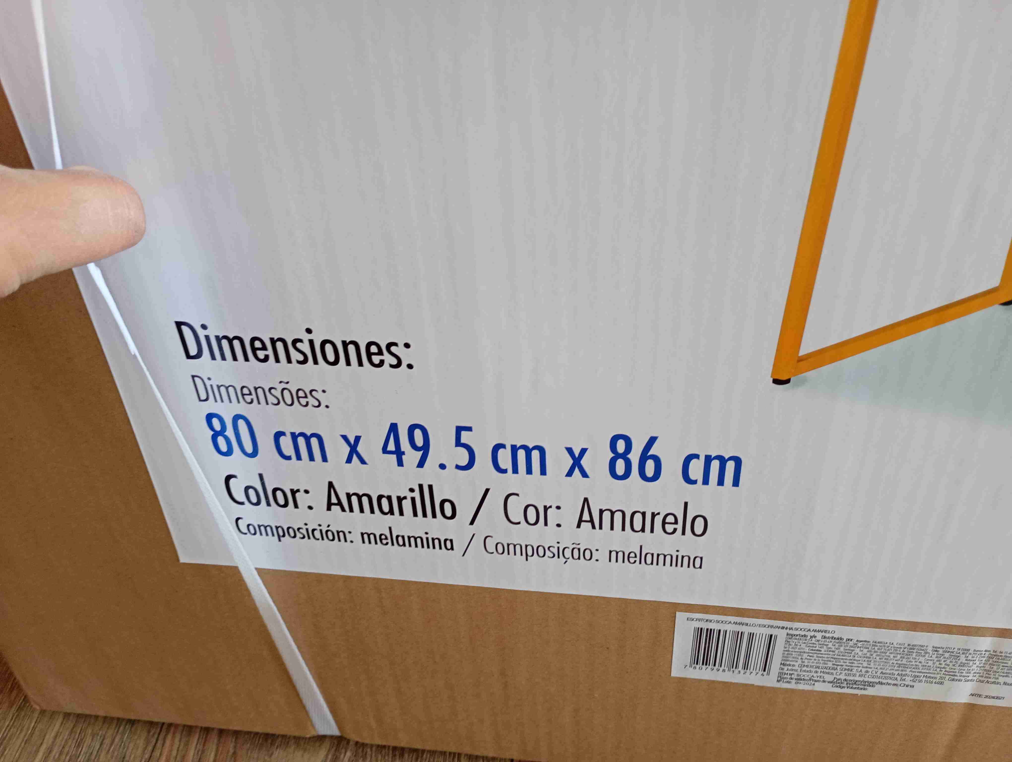 Escritorio Socca Amarillo - miniatura 6