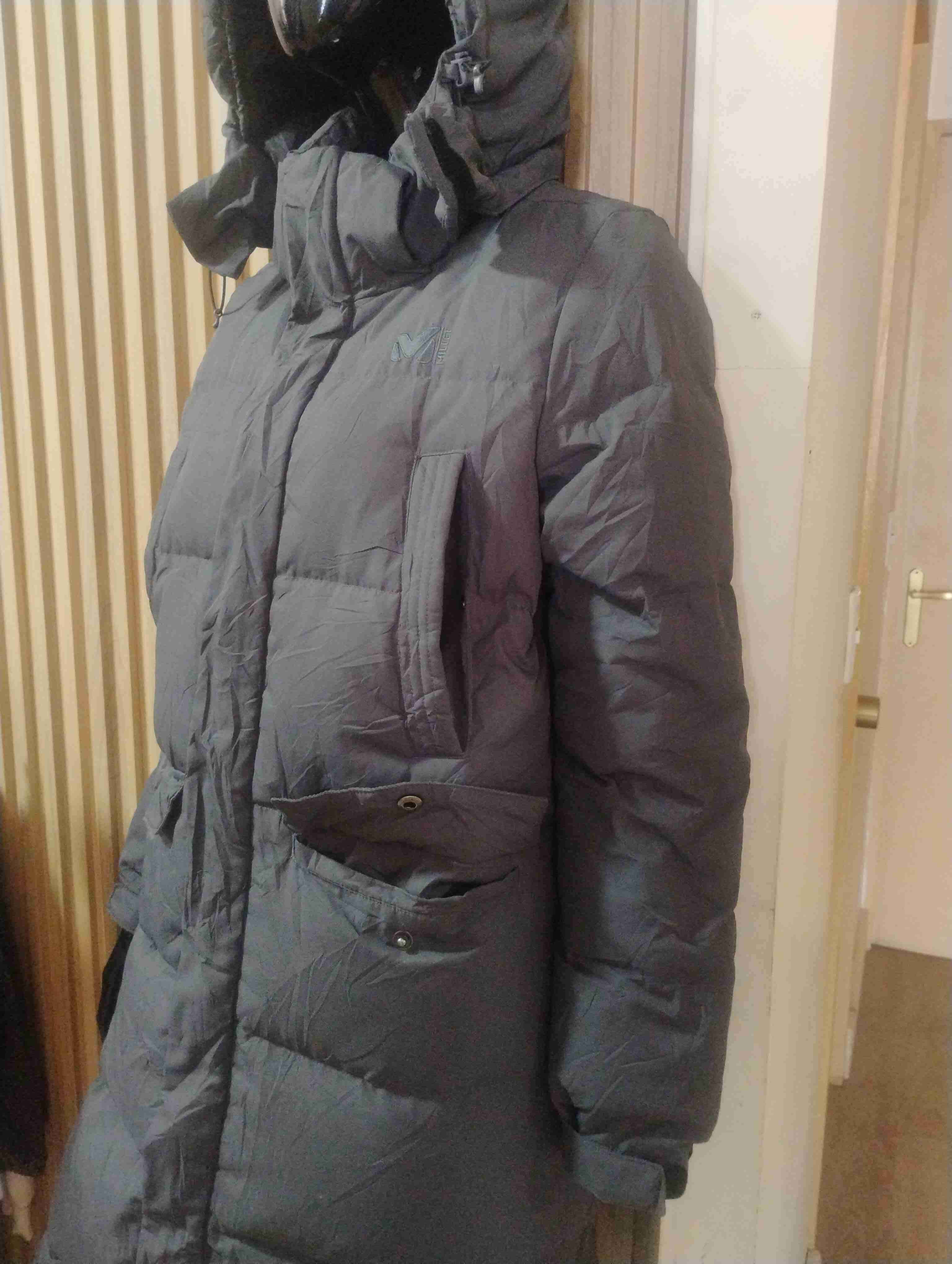 Parka larga coreana con capucha - miniatura 3