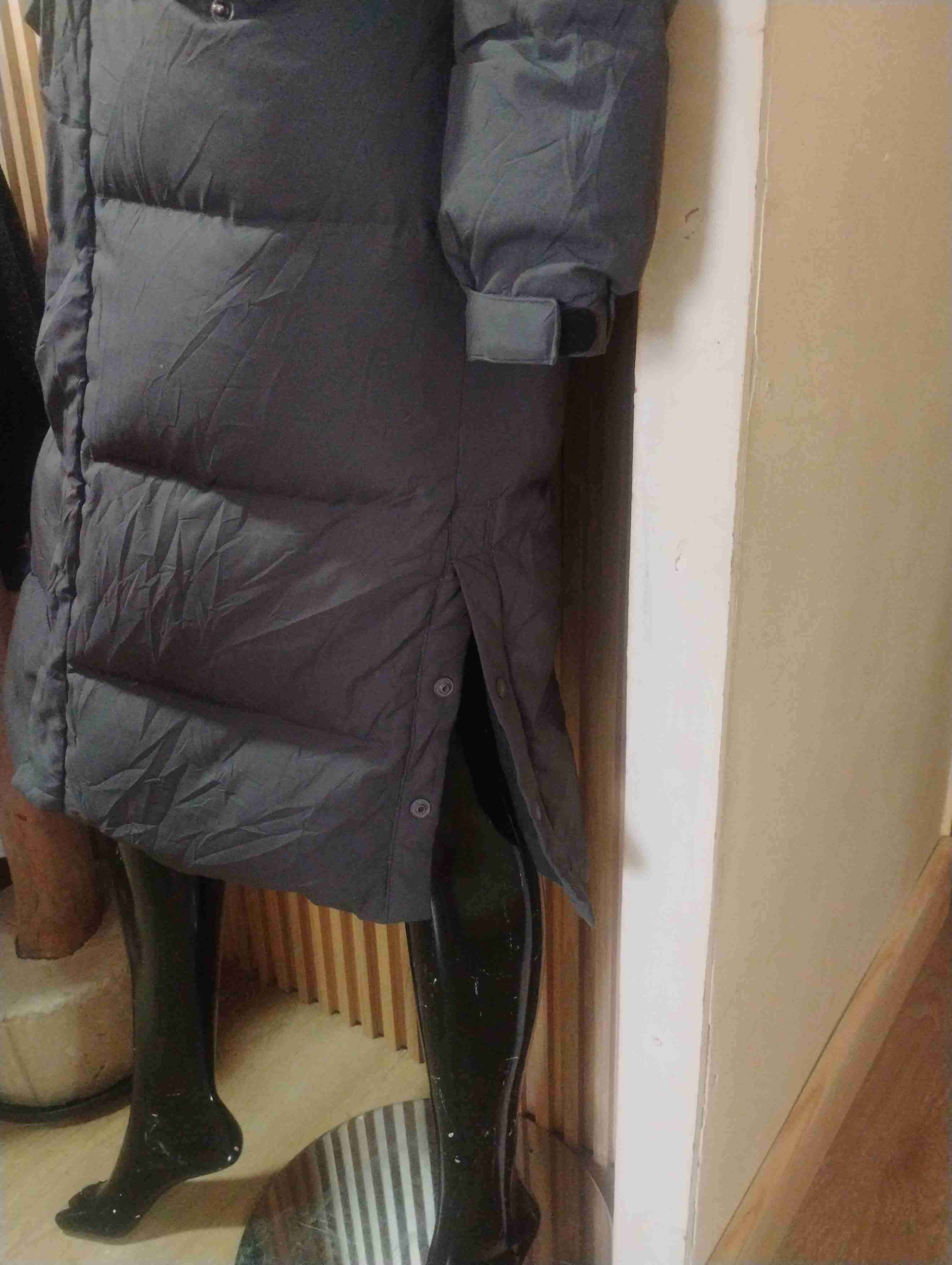 Parka larga coreana con capucha - miniatura 4