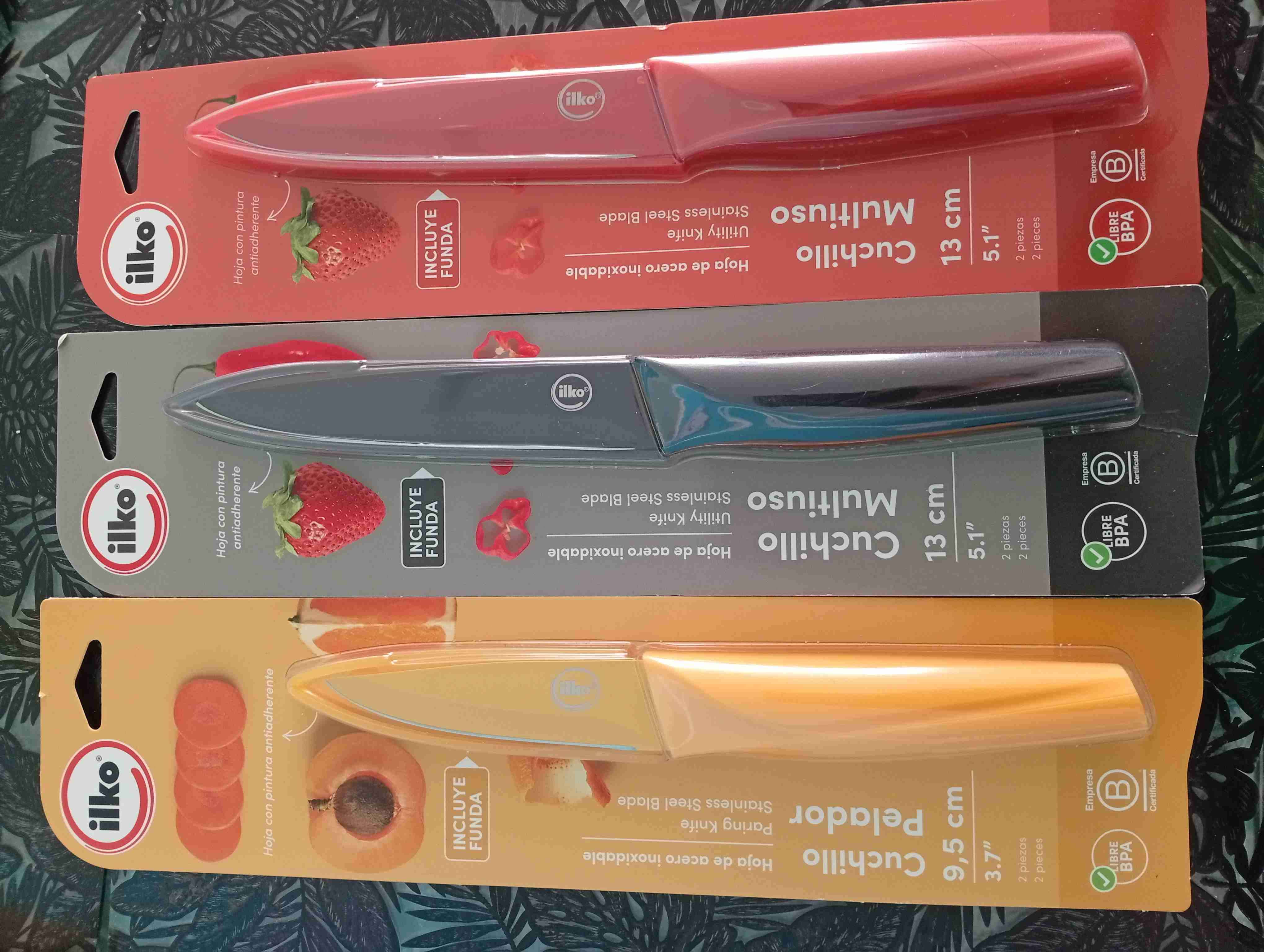 Set de cuchillos Ilko colores variados - miniatura 2