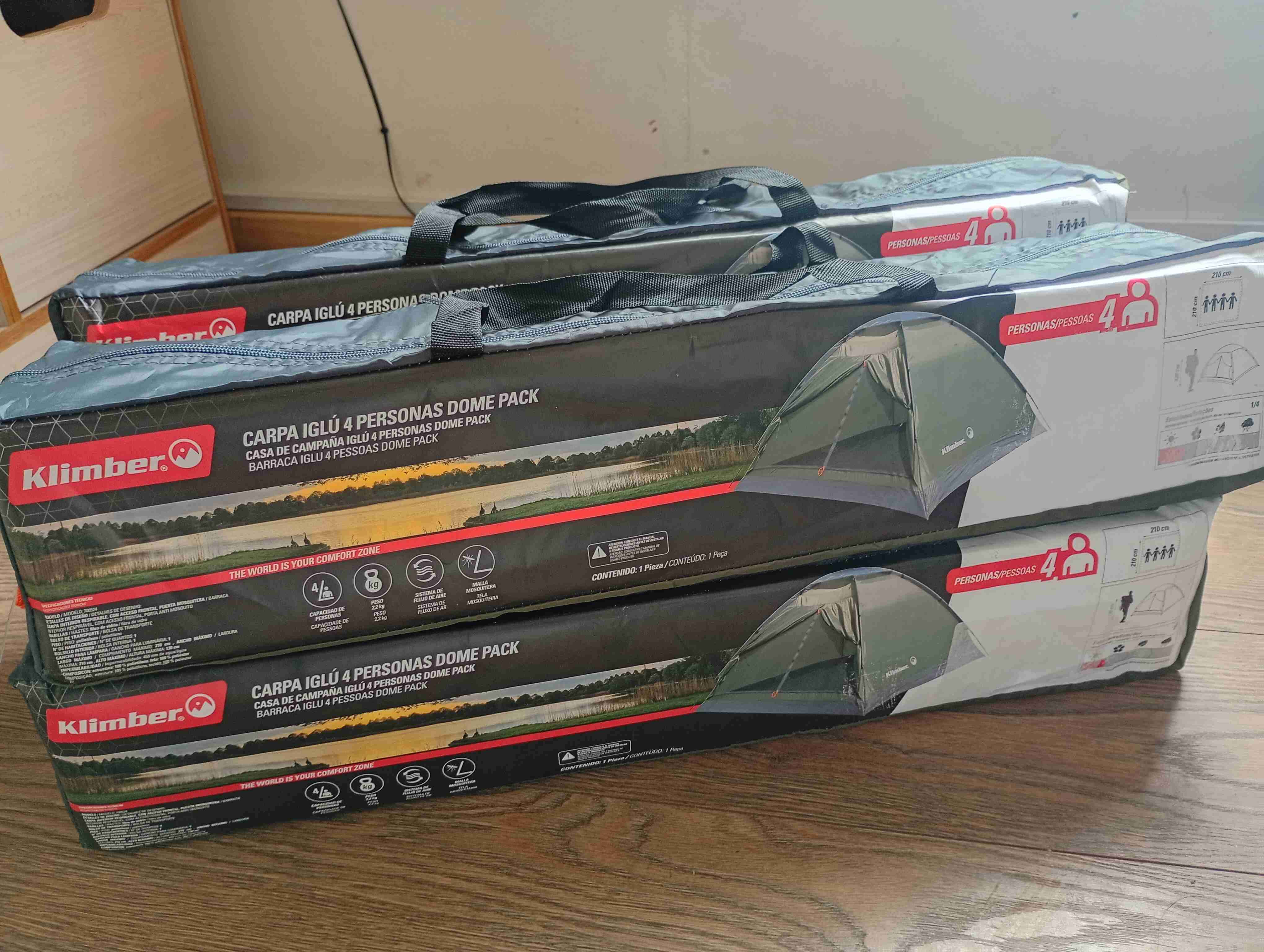 Carpa para 4 personas Klimber - miniatura 2