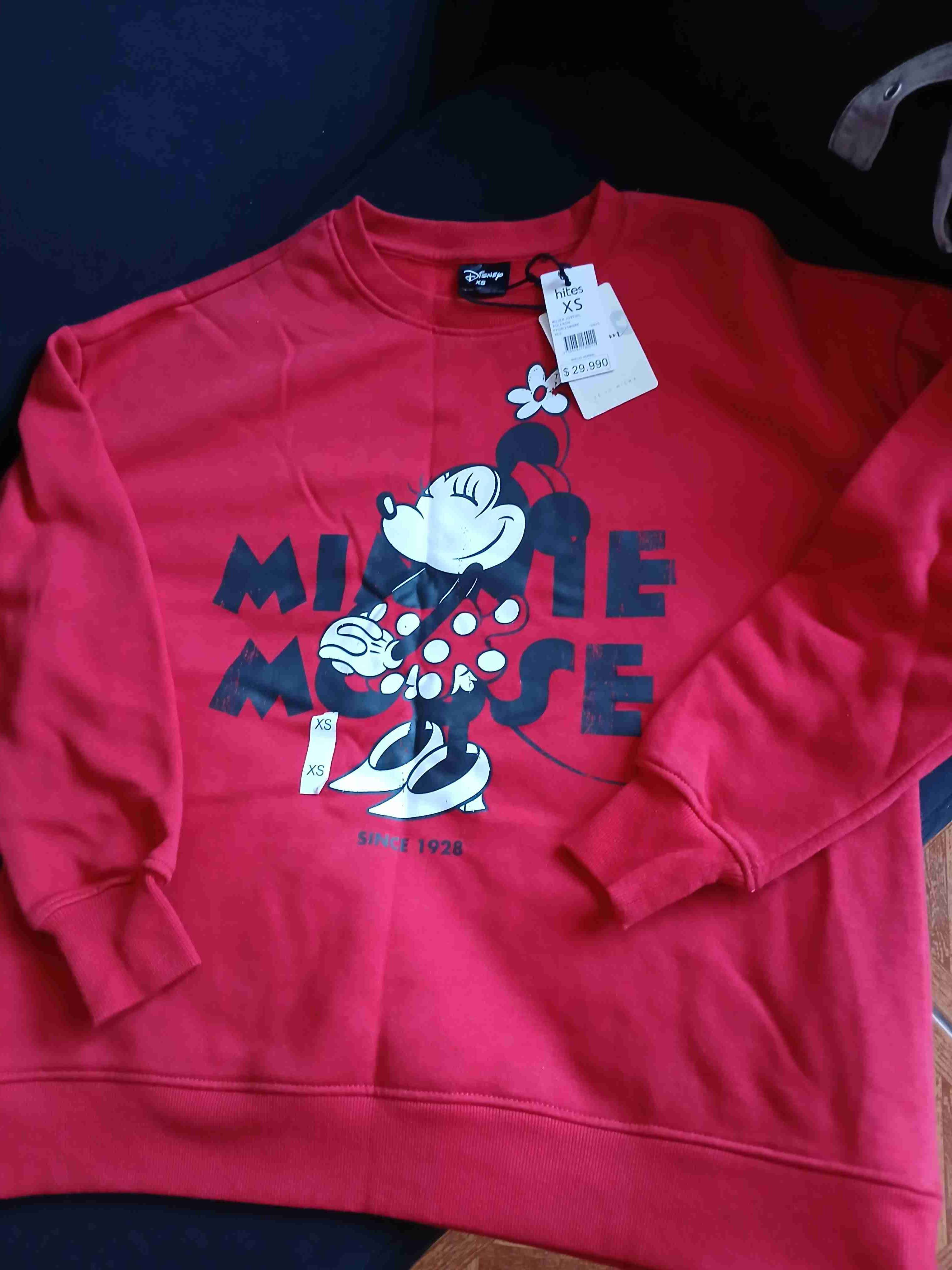 Polerón rojo Minnie Mouse XS