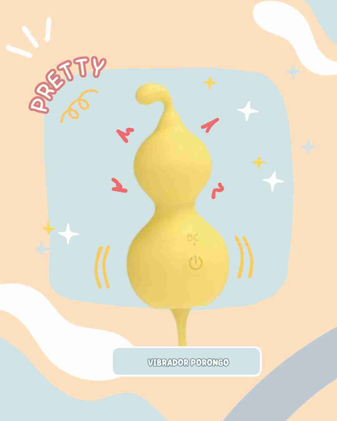 Vibrador amarillo sutil efecto térmico - miniatura 1