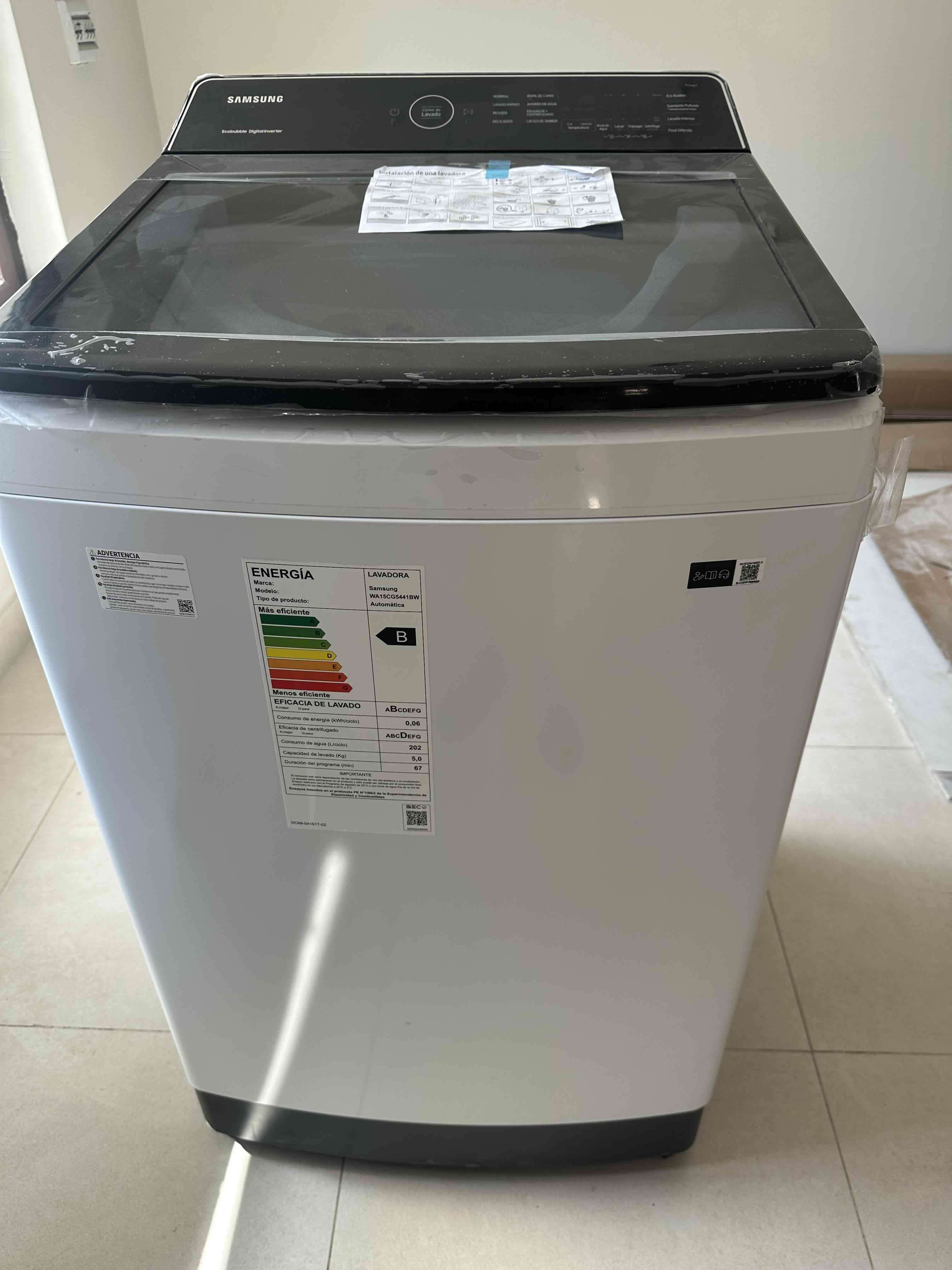 Lavadora Samsung 15 kilos nueva - miniatura 1