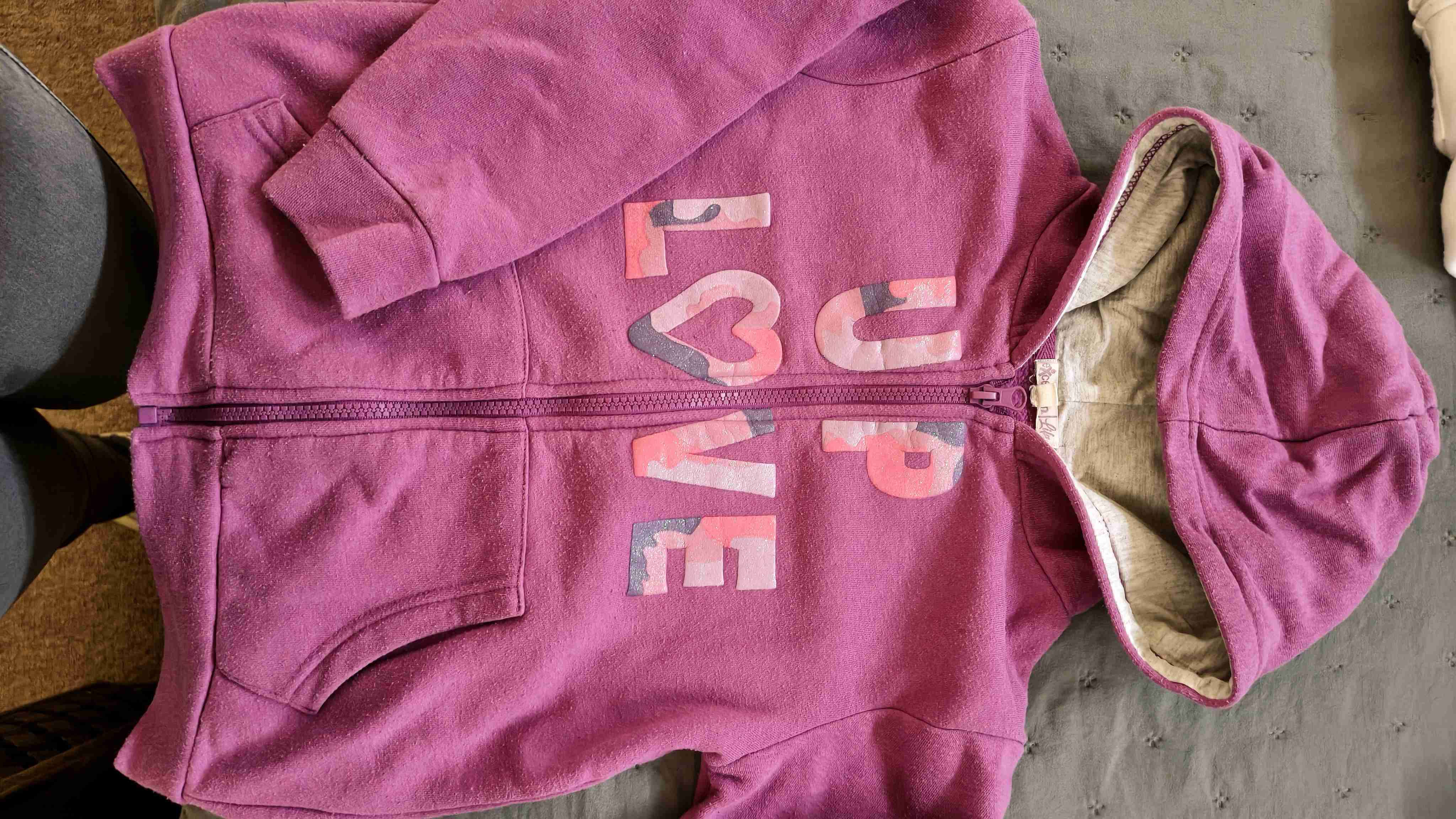 Cardigan tejido color burdeos - miniatura 4