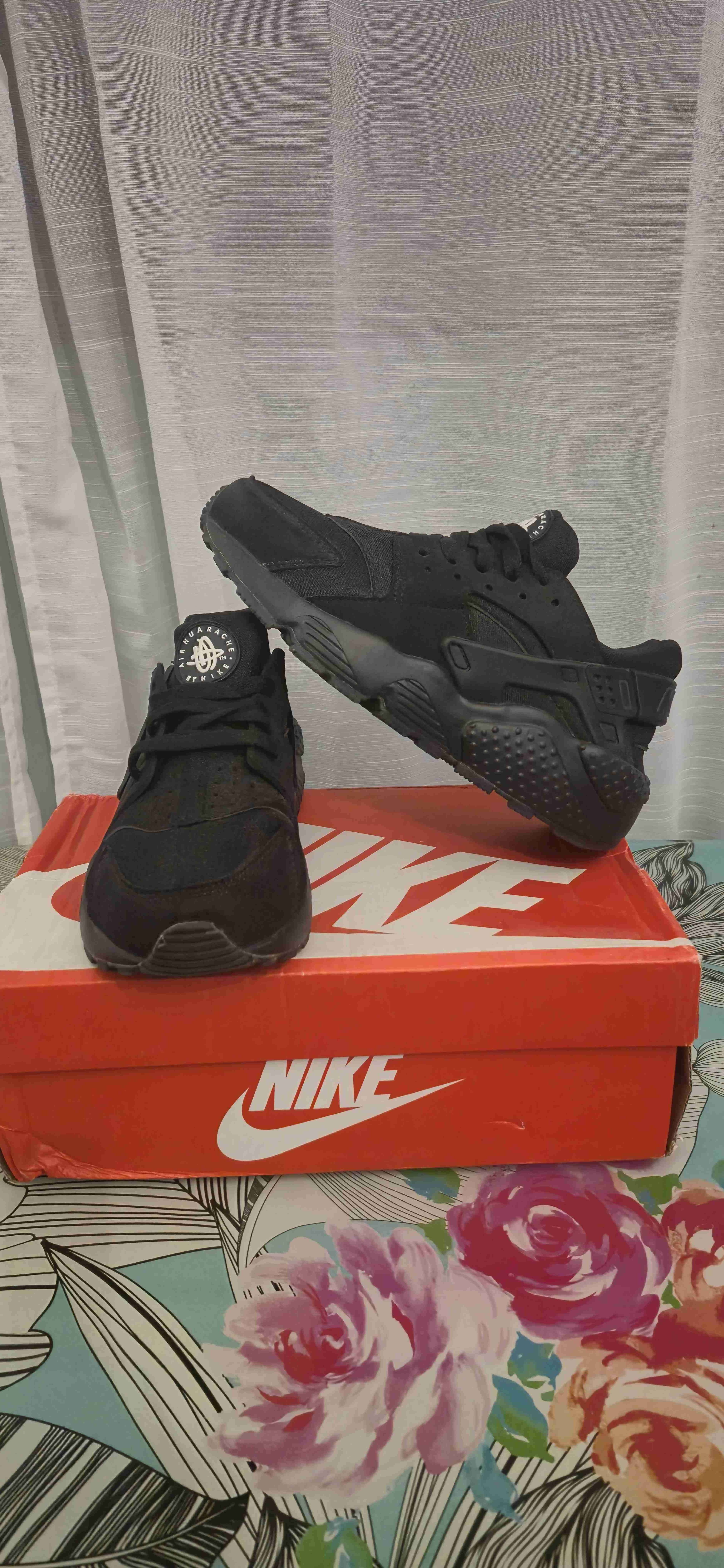 Zapatillas Nike Air Huarache Triple Black - 1