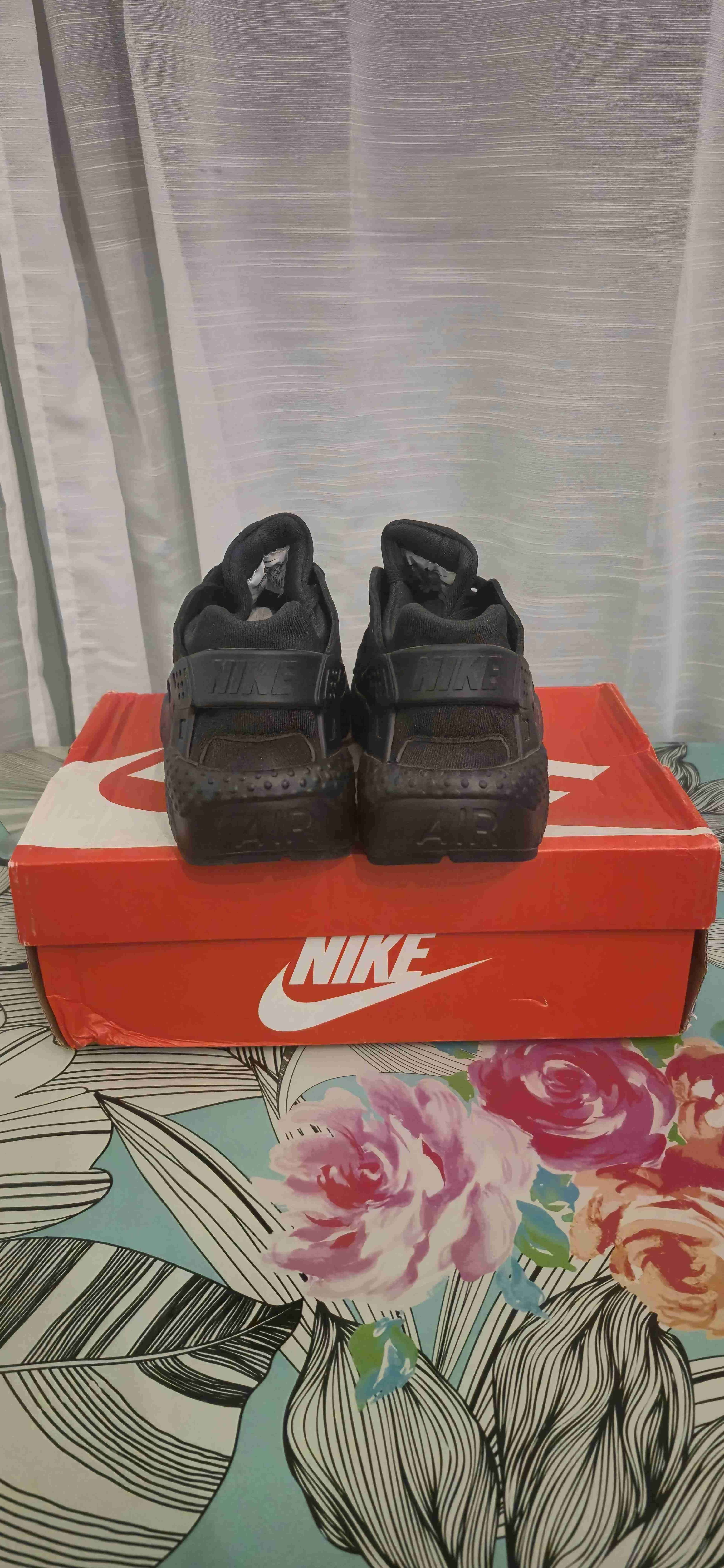 Zapatillas Nike Air Huarache Triple Black - 4