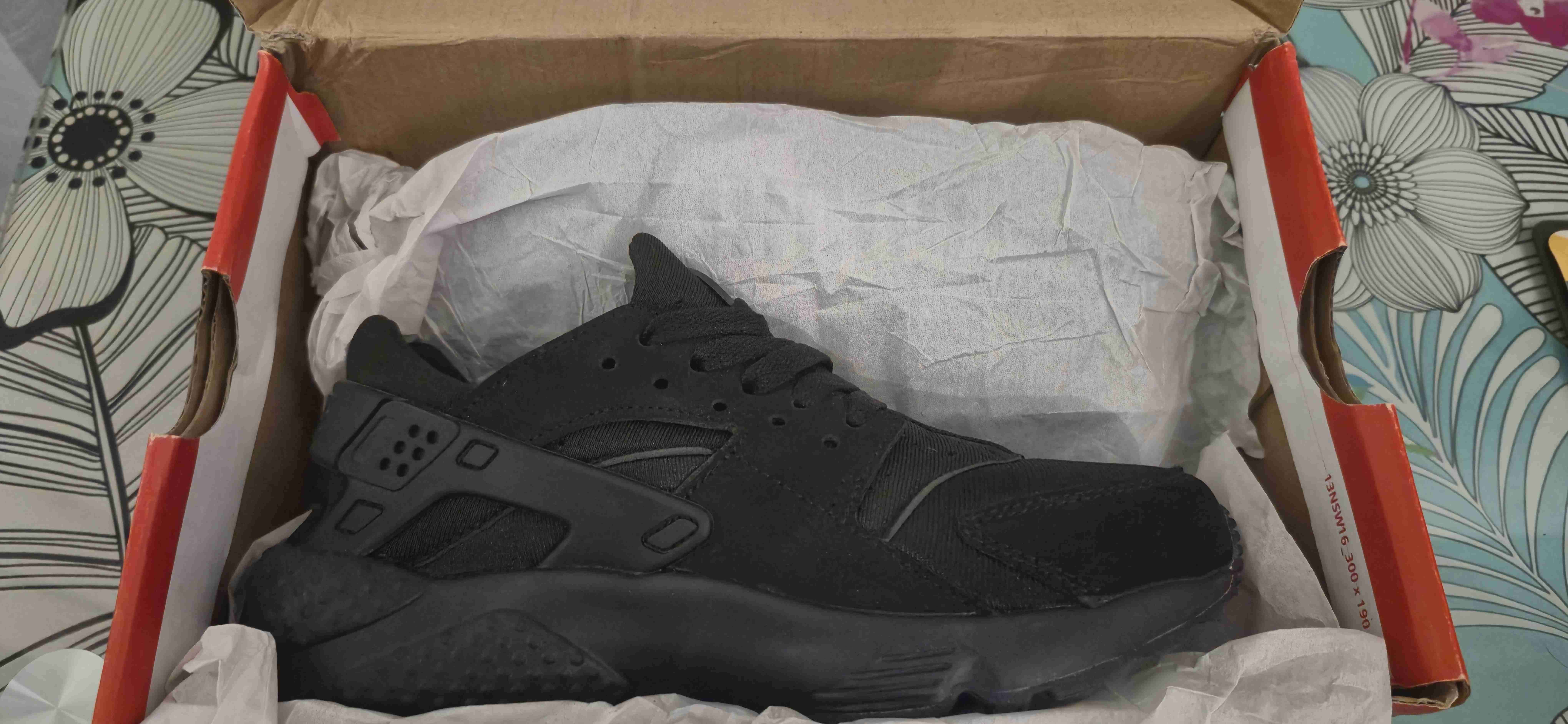 Zapatillas Nike Air Huarache Triple Black - 5