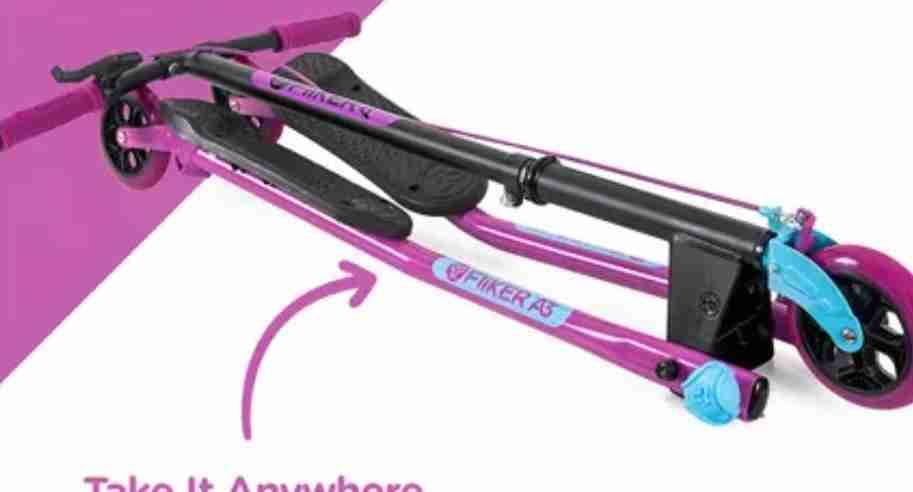 Scooter infantil negro y rosado - miniatura 2