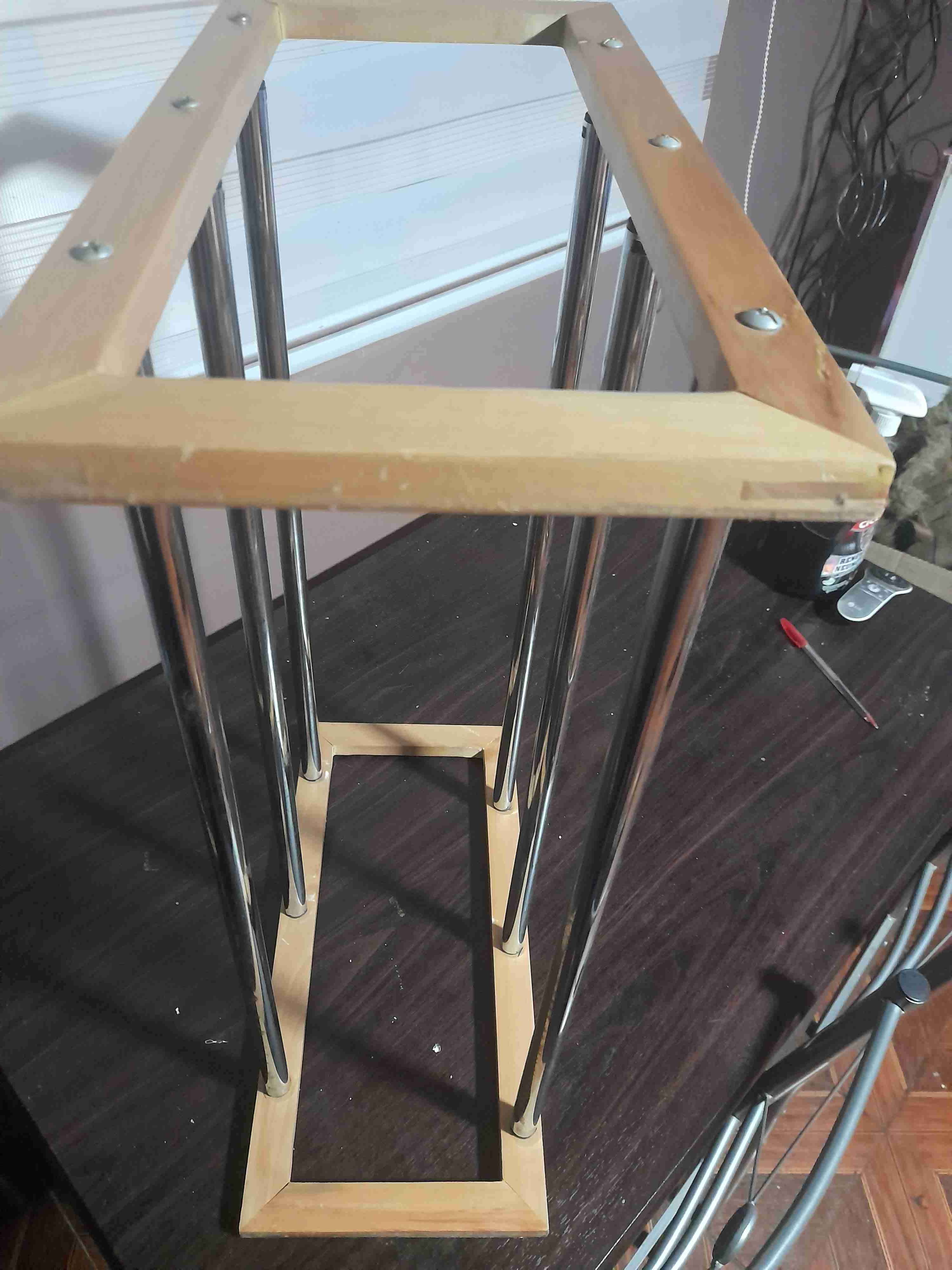 Organizador de zapatos de madera y metal - miniatura 3