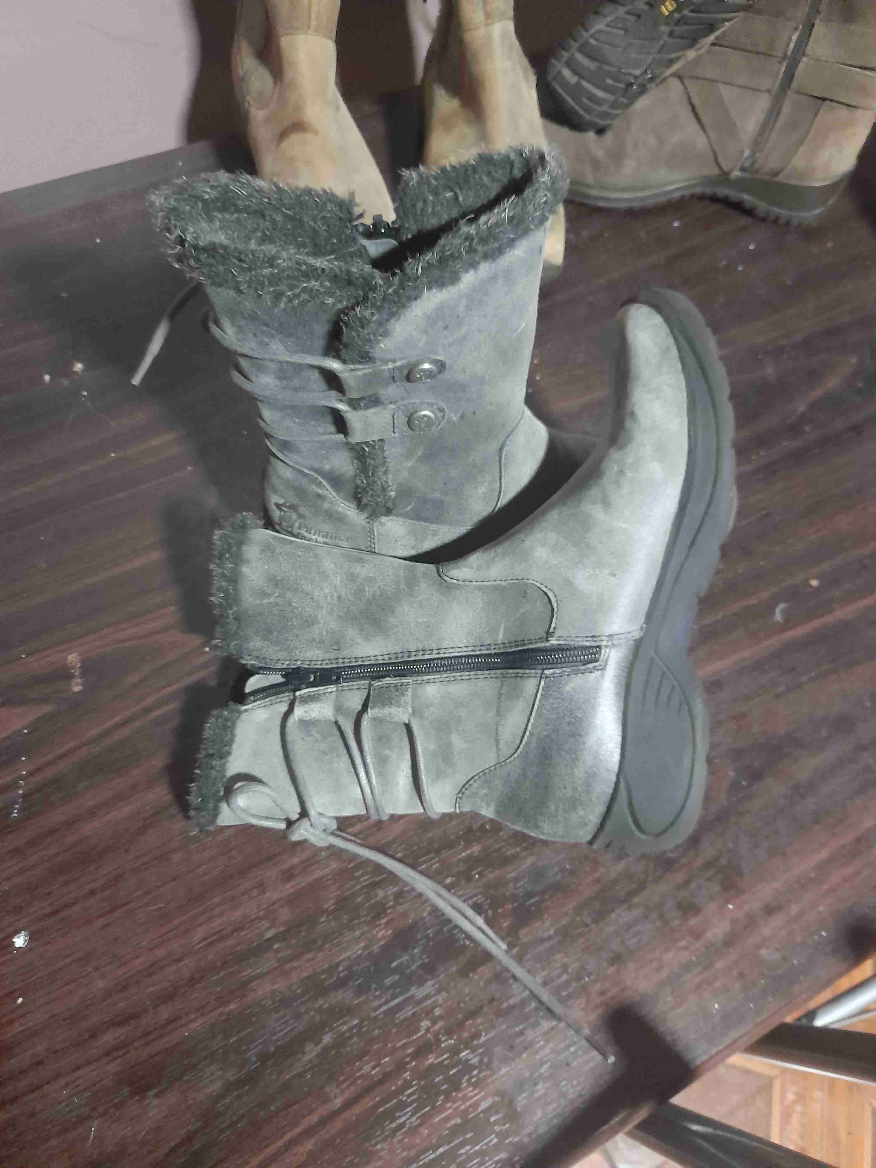 Botas de cuero con forro - 3