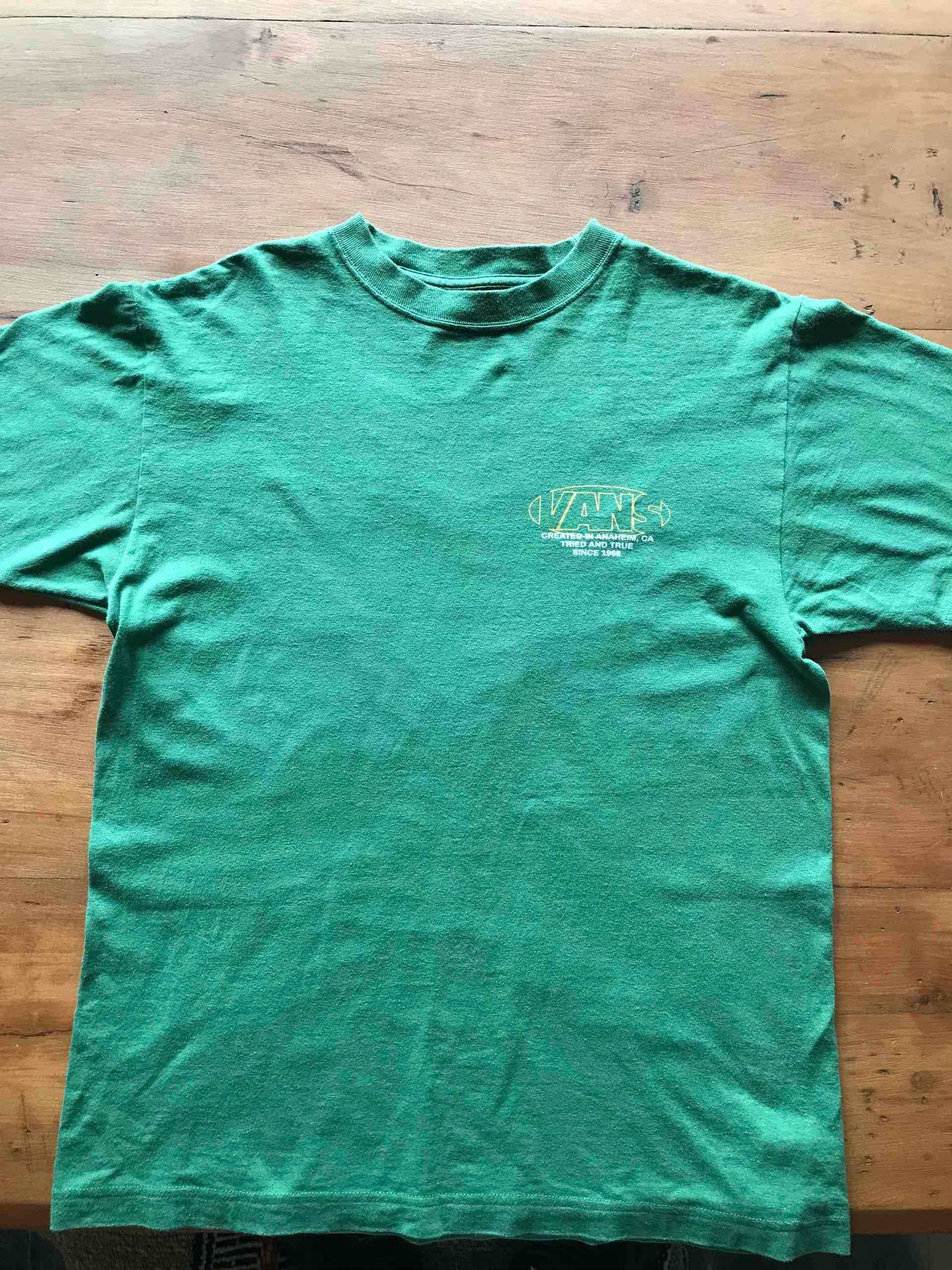 Polera verde Vans - miniatura 1