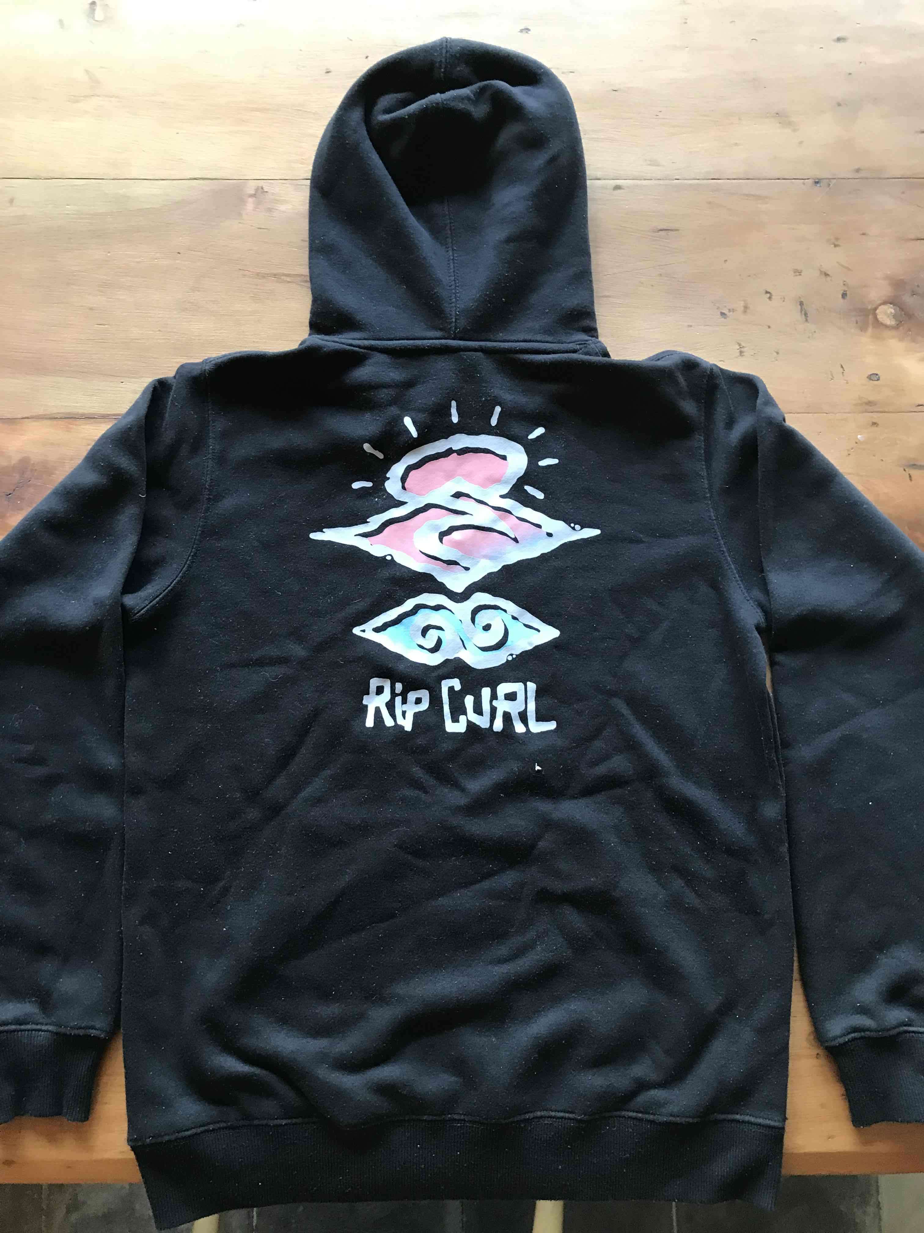 Polerón negro ripcurl - miniatura 2