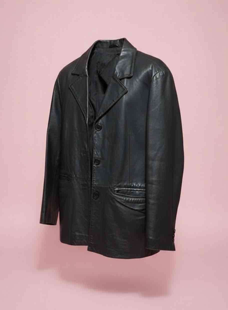 Chaqueta de cuero negro - 2