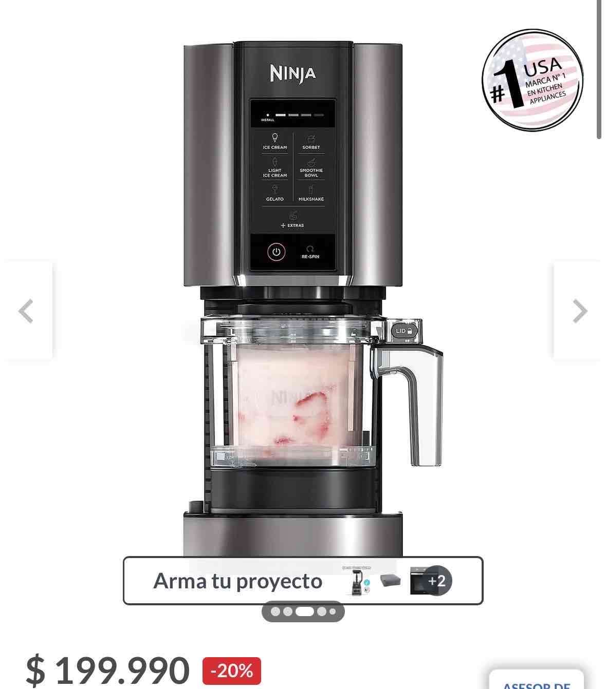 Máquina para helado Ninja - miniatura 4