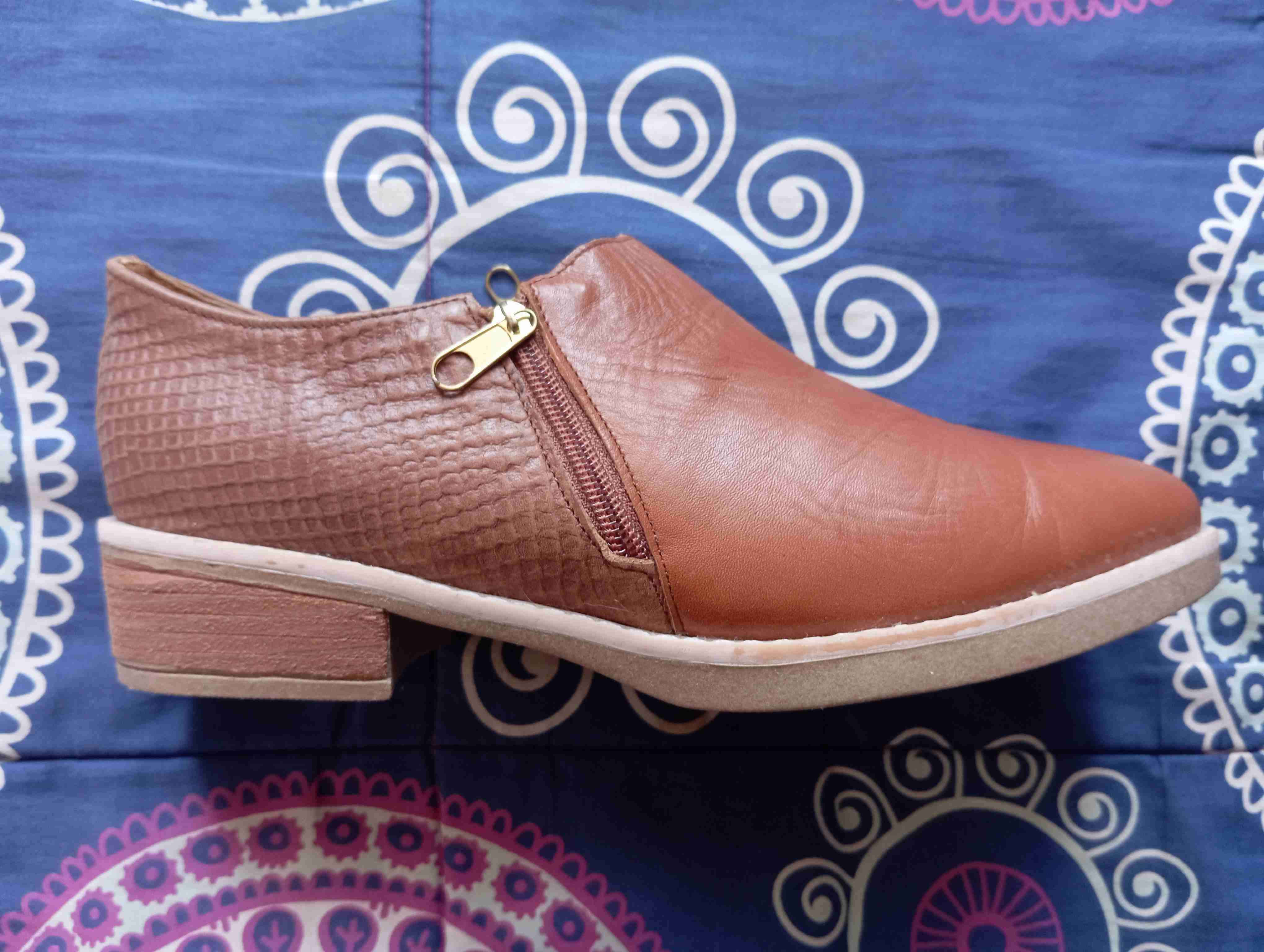 Botines de cuero marrón 🤎 - miniatura 2