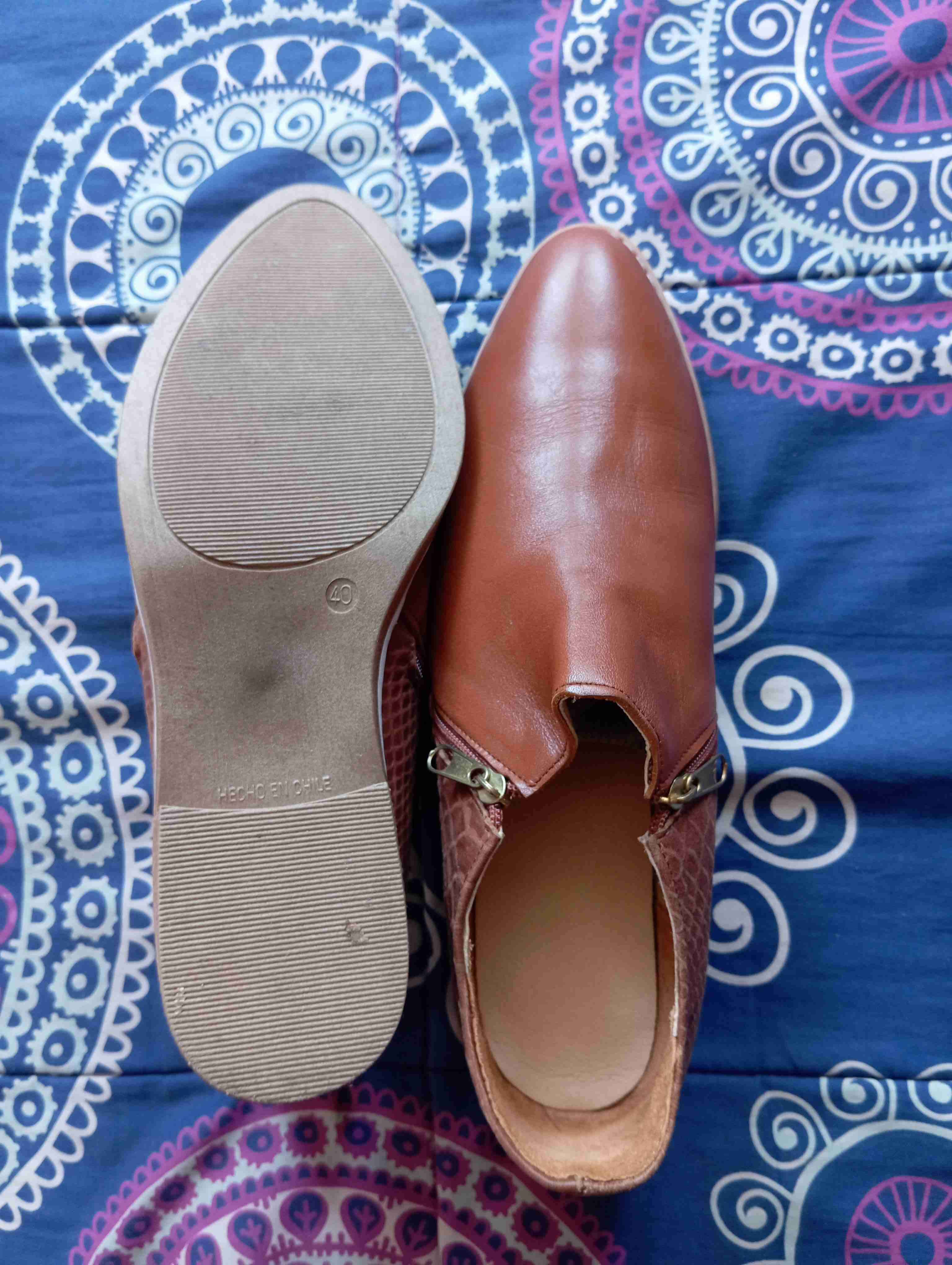 Botines de cuero marrón 🤎 - miniatura 3