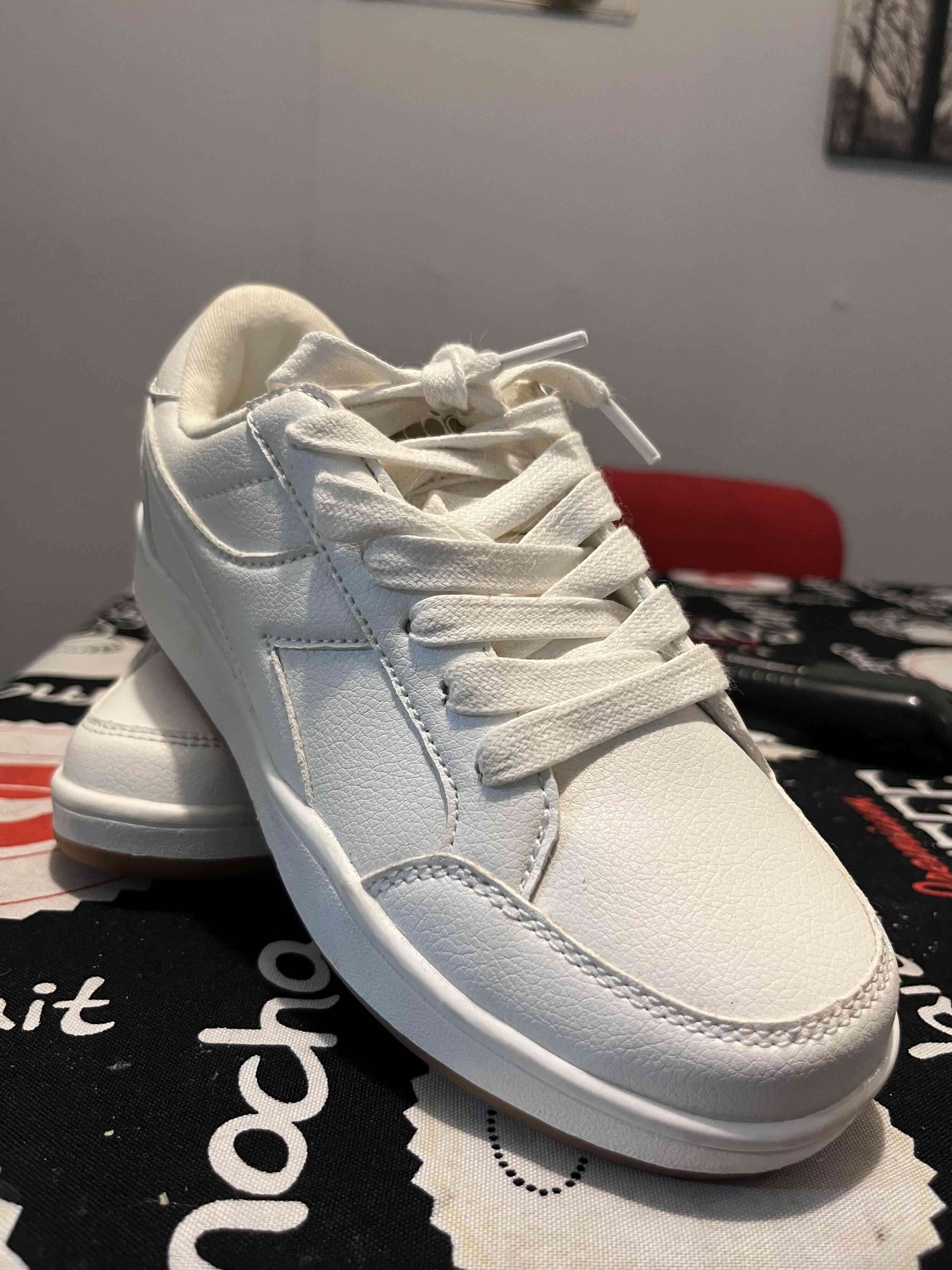 Zapatillas blancas deportivas 34 - miniatura 3