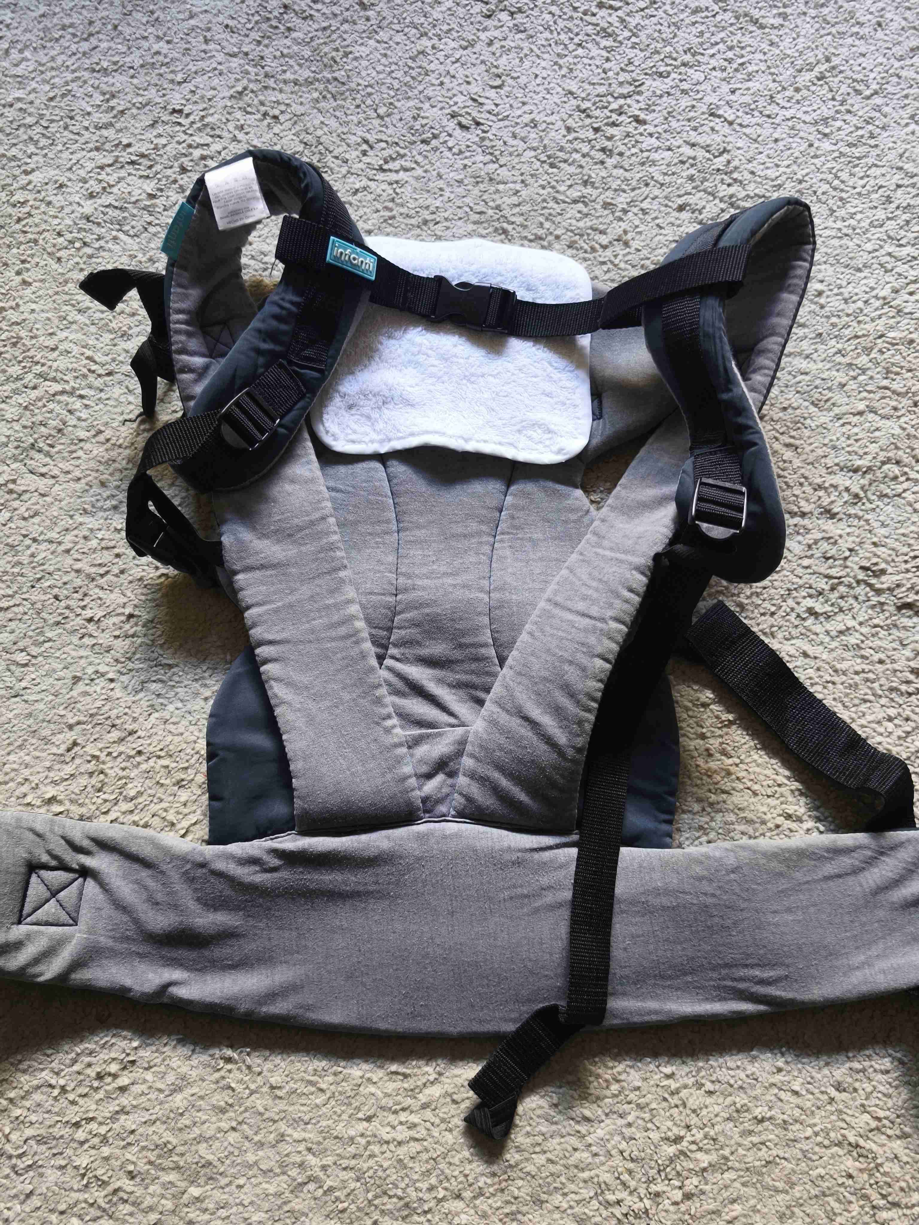 Portabebés ergonómico gris - 3